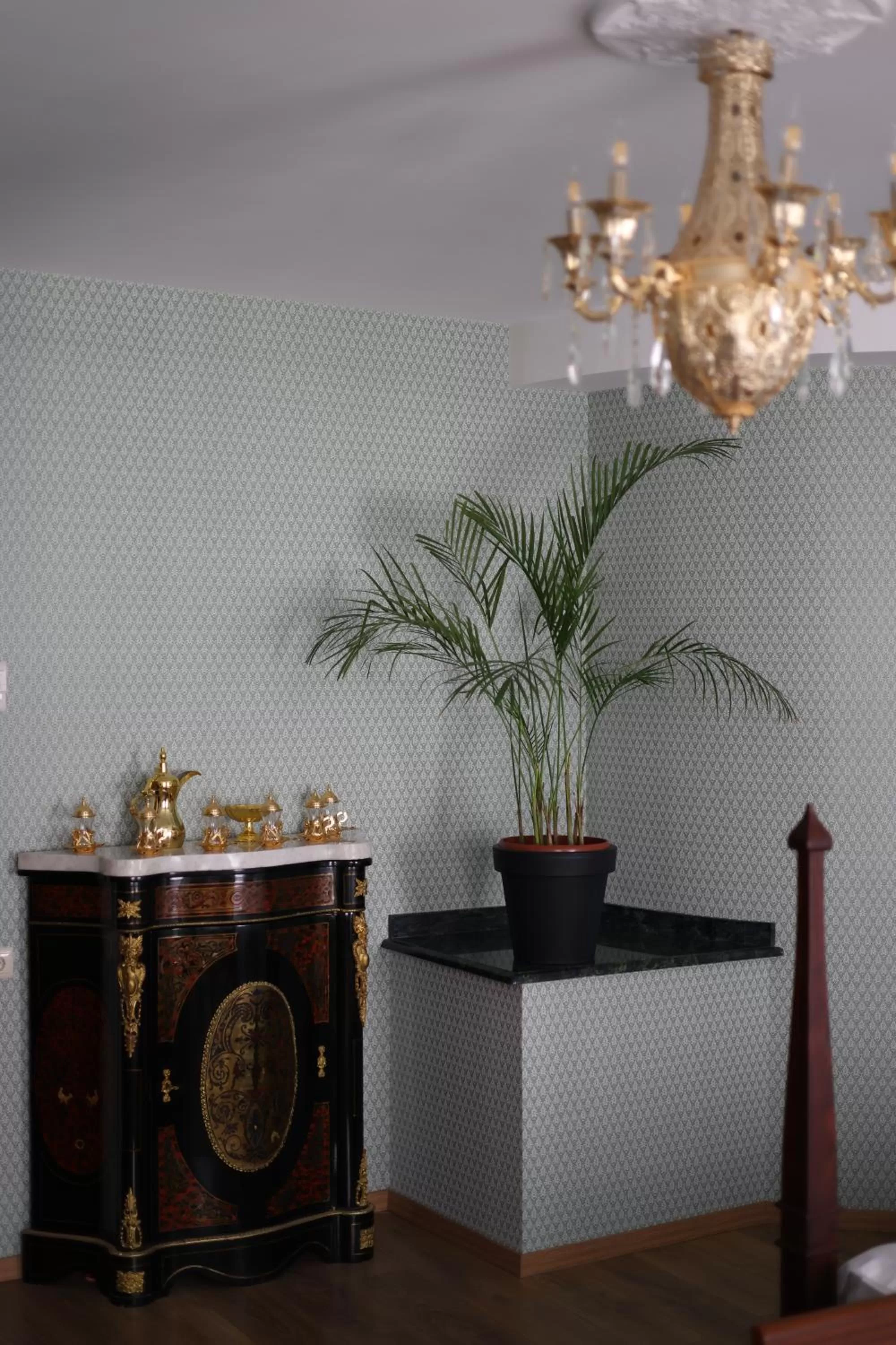 Decorative detail in Mukhrantubani Boutique Hotel