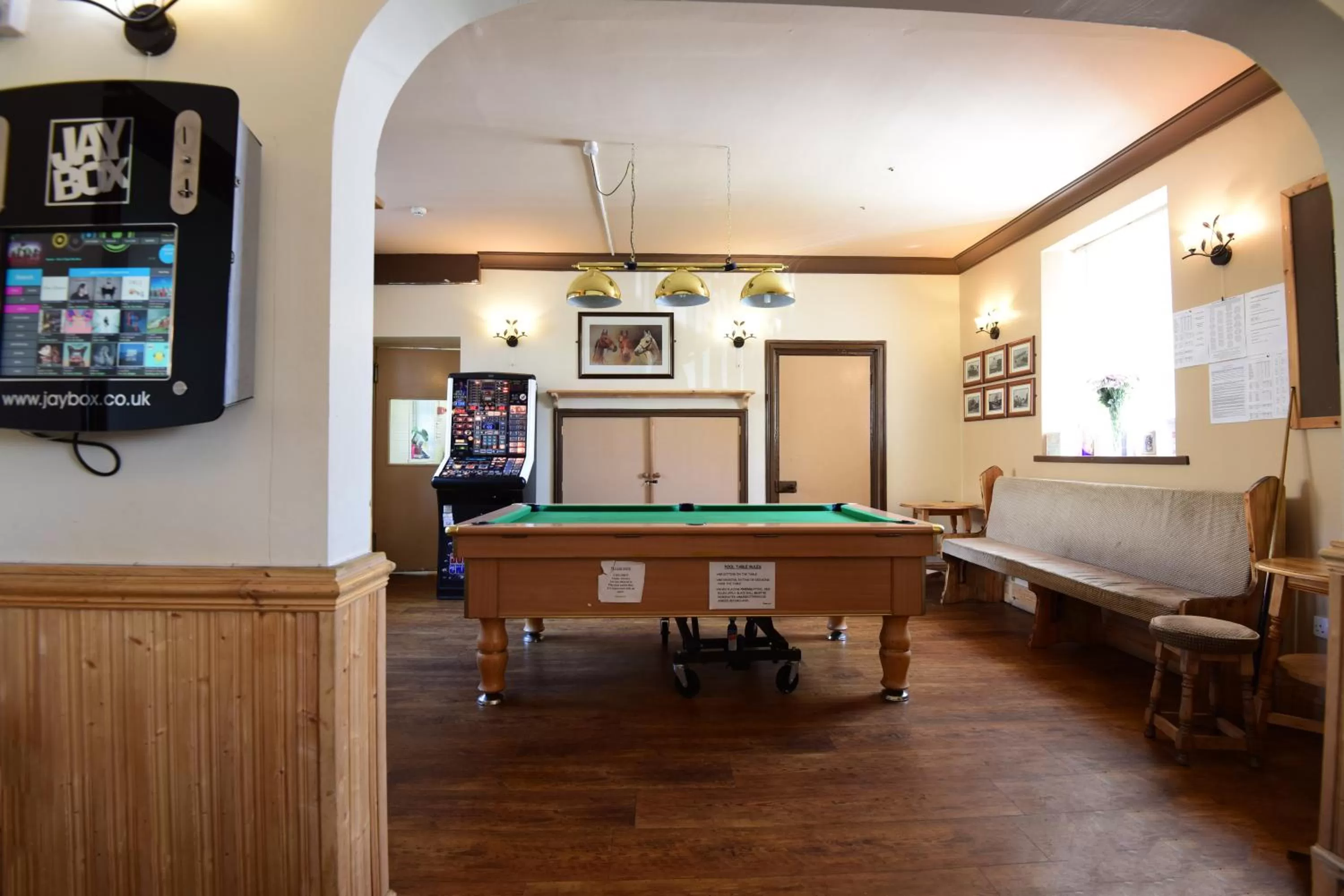 Game Room in The Black Bull inn