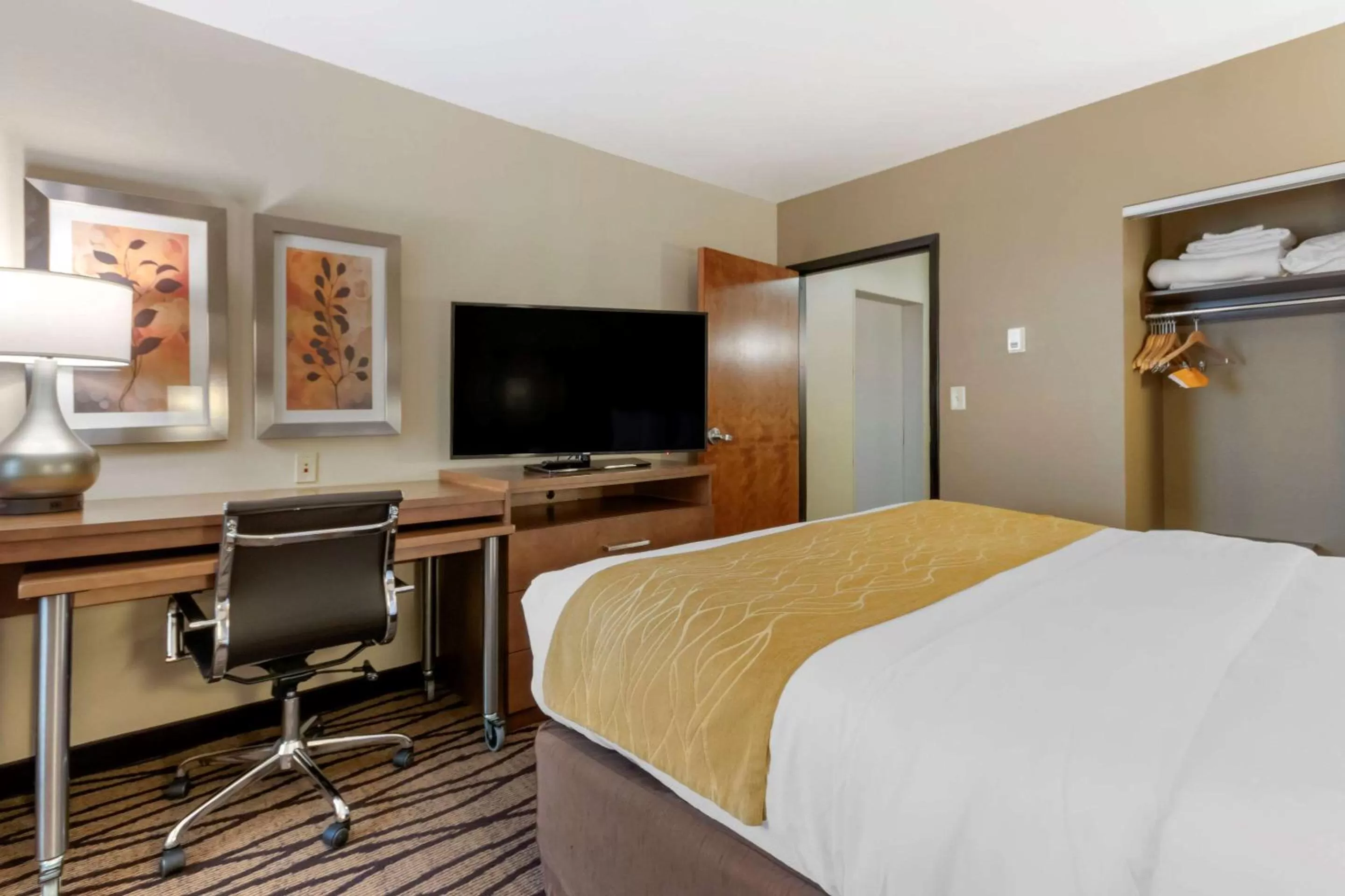 Photo of the whole room, Bed in Comfort Inn & Suites Market - Airport