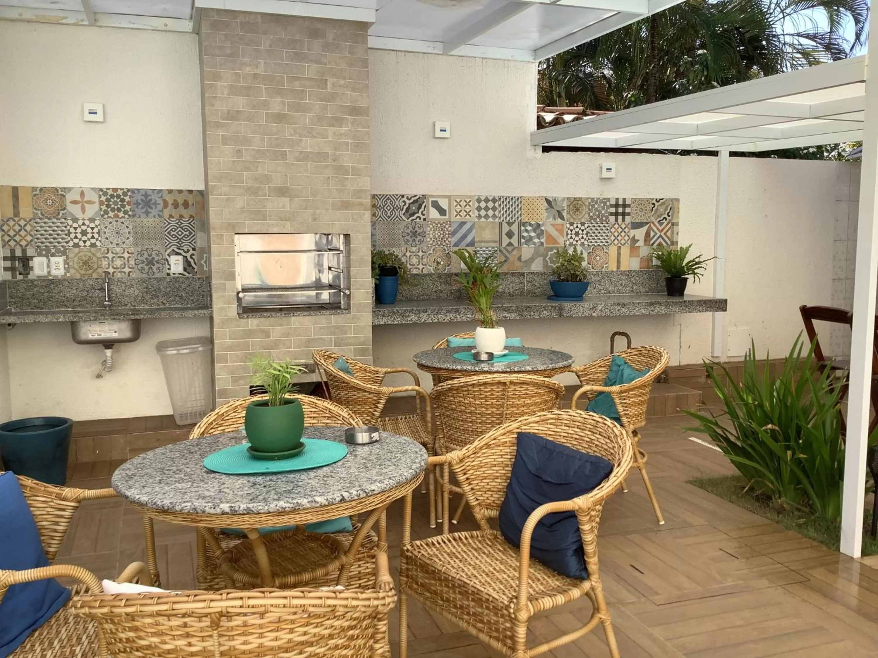 Patio in Pousada Villa Encantada LGBTQIAPlus