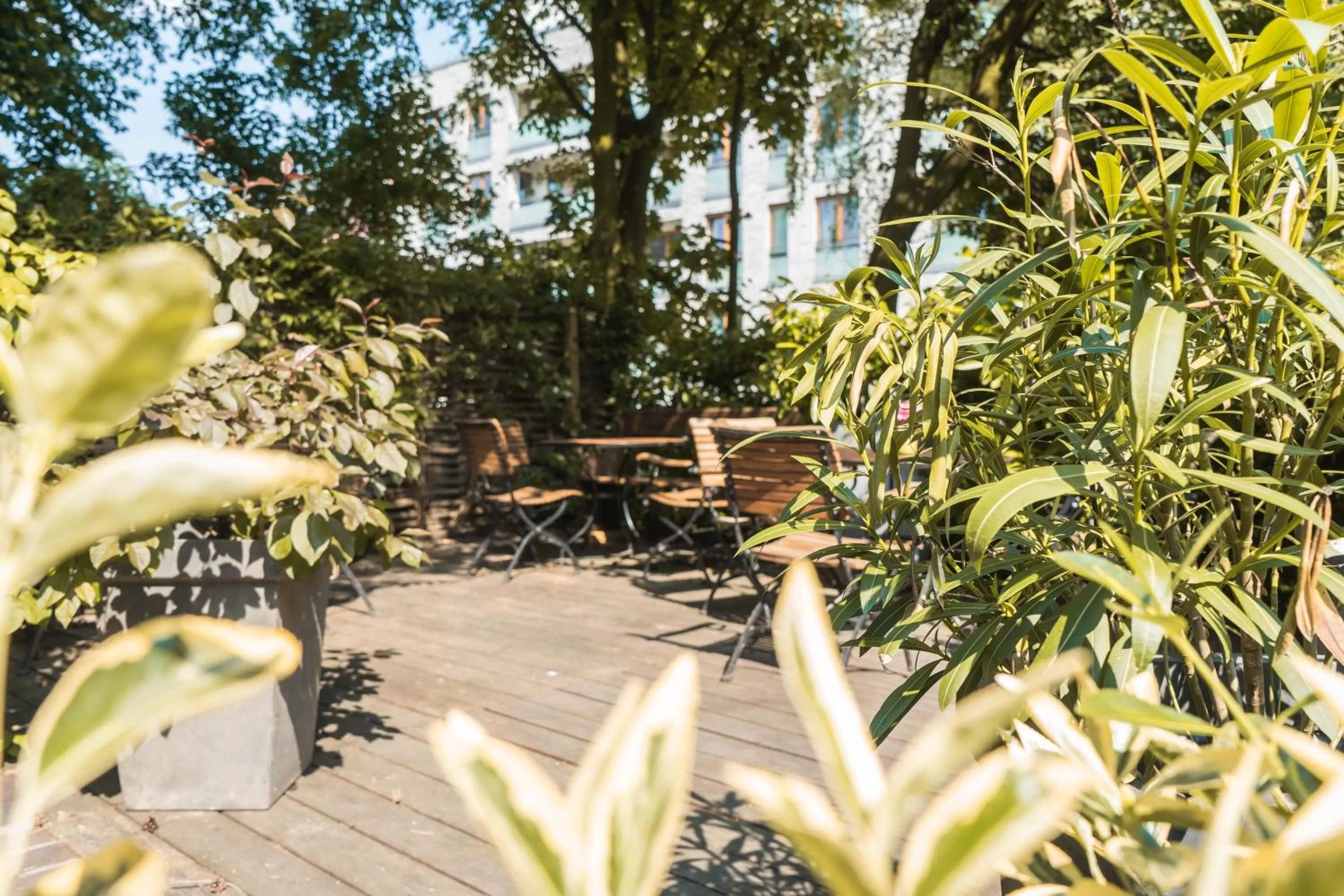 Balcony/Terrace in Hotel Wedina an der Alster