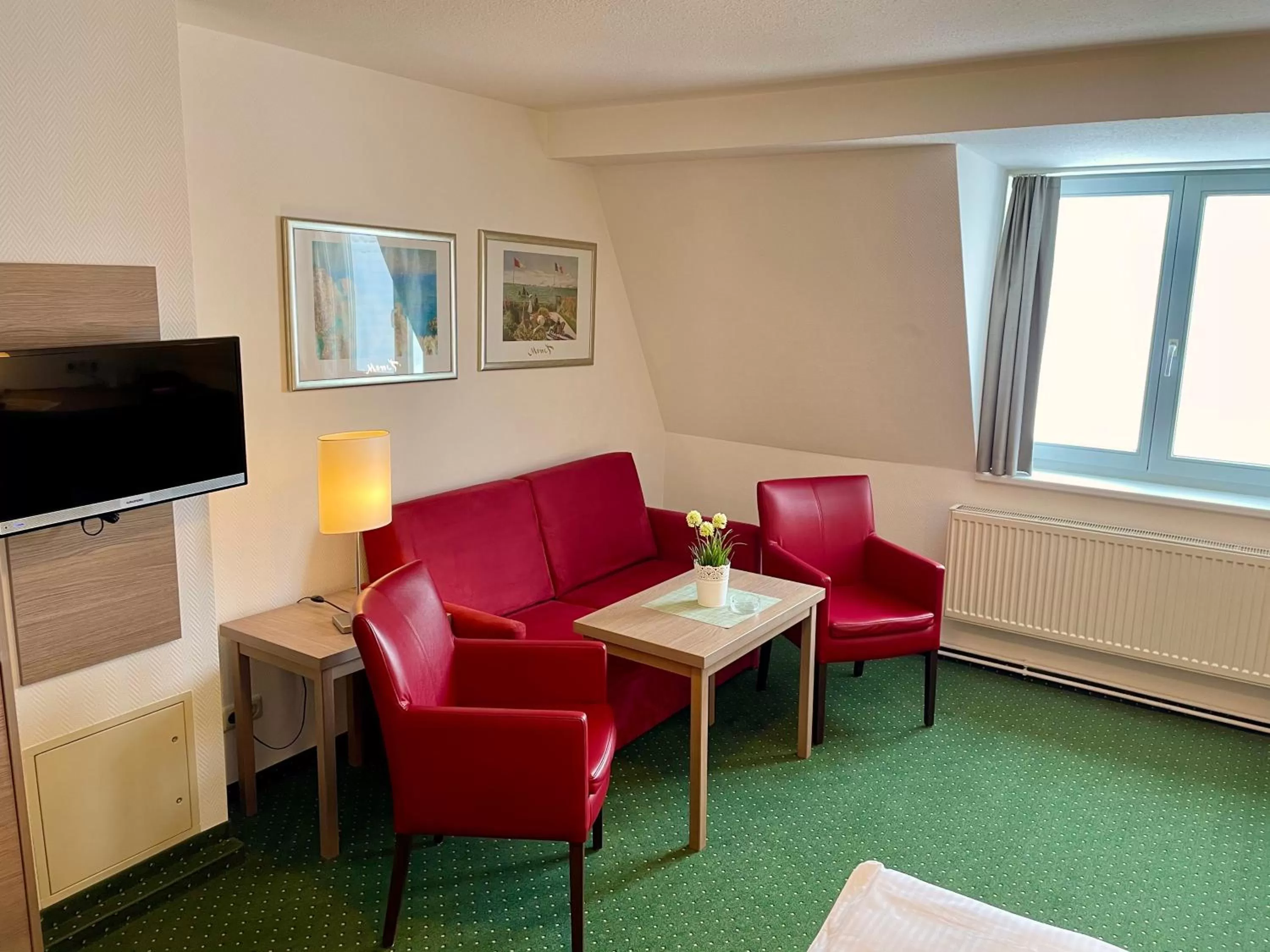 Seating area in Gasthof Scharfe Kurve