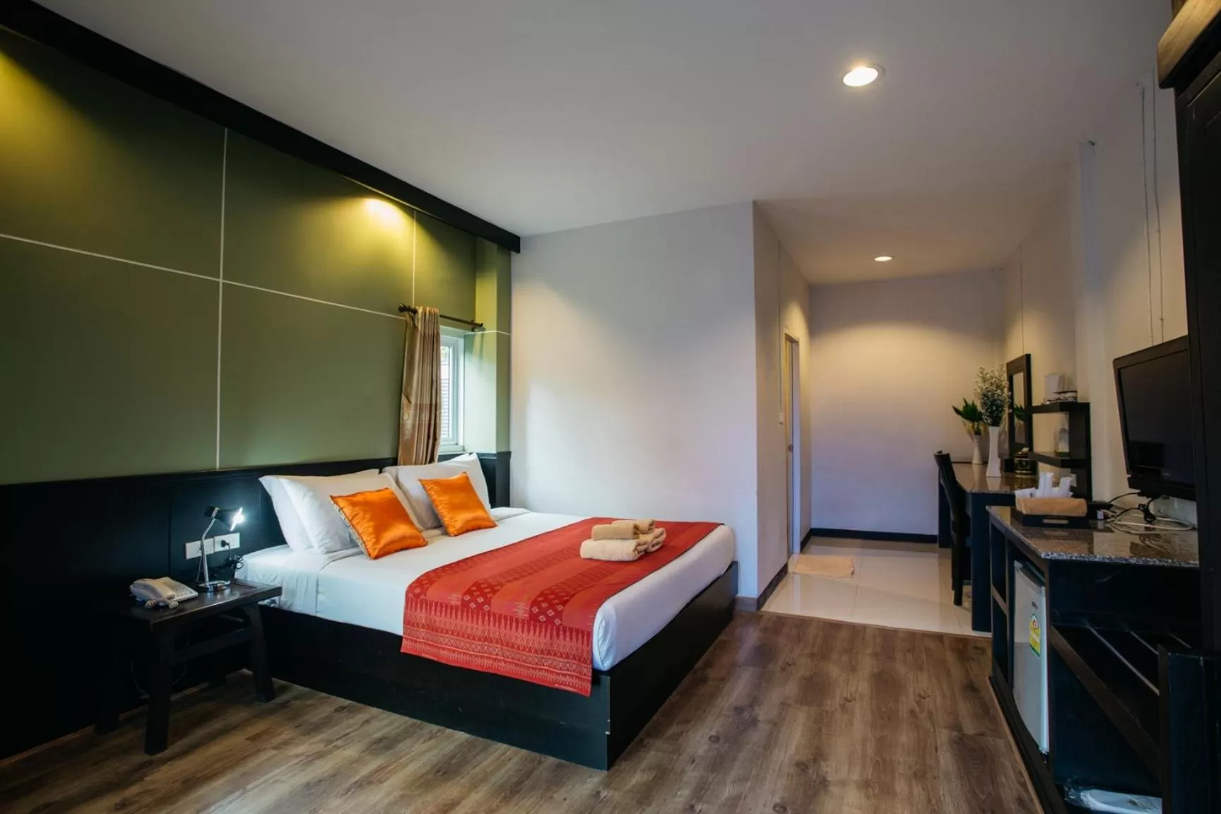 Bed in Diamond Park Inn Chiangrai & Resort