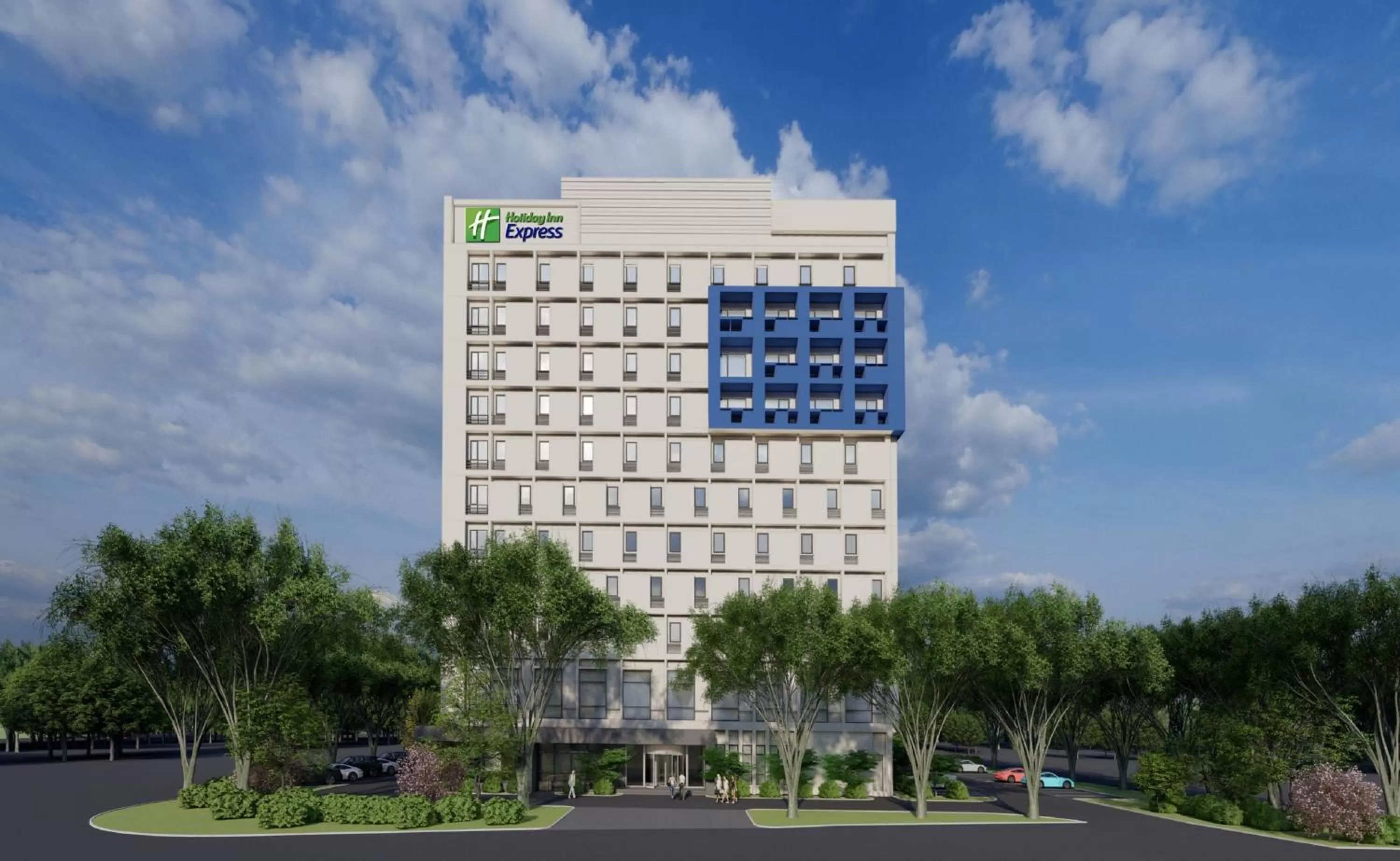 Property building in Holiday Inn Express Shanghai Pudong Airport by IHG