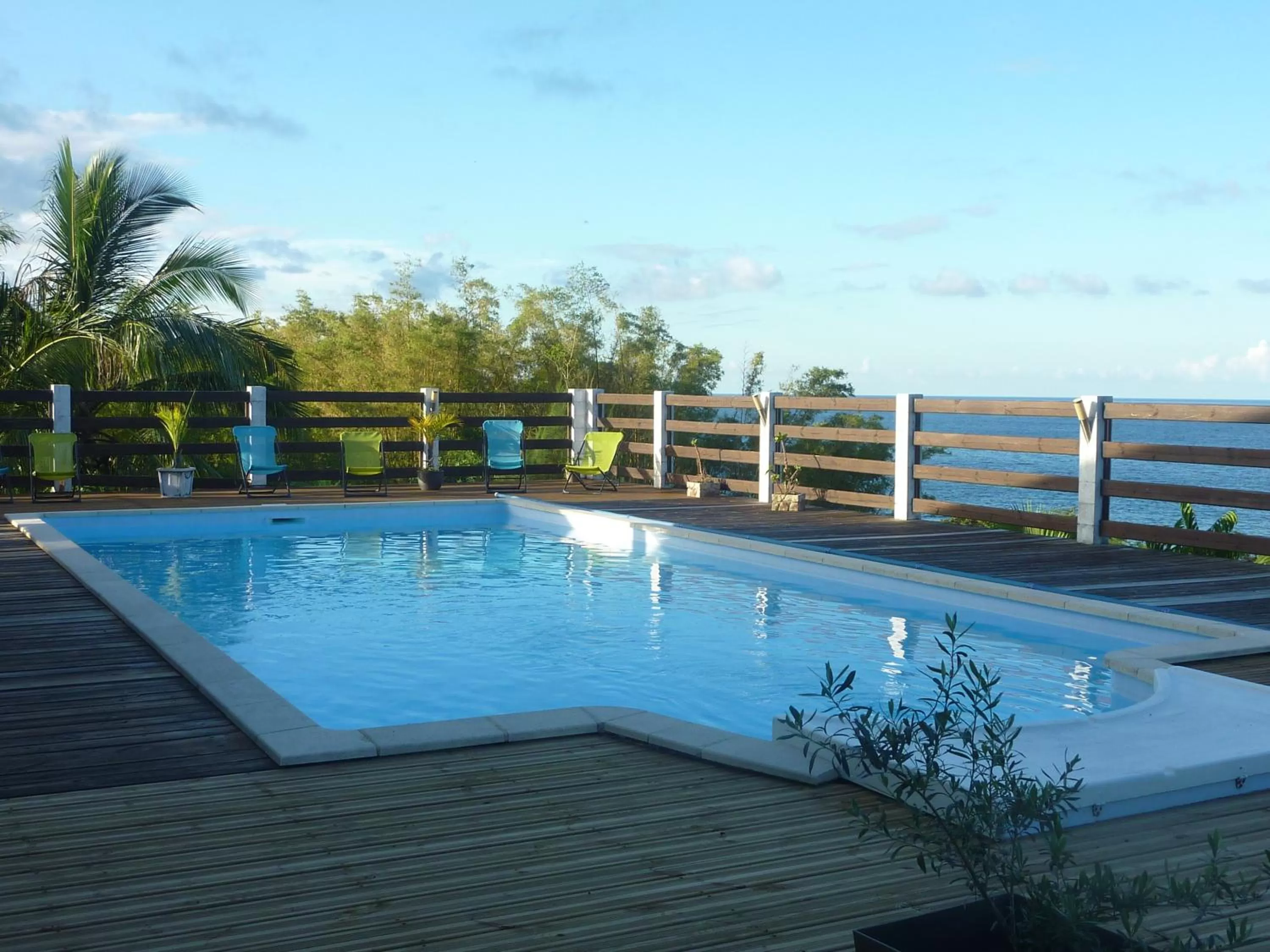 Swimming pool in La Pointe au Corail