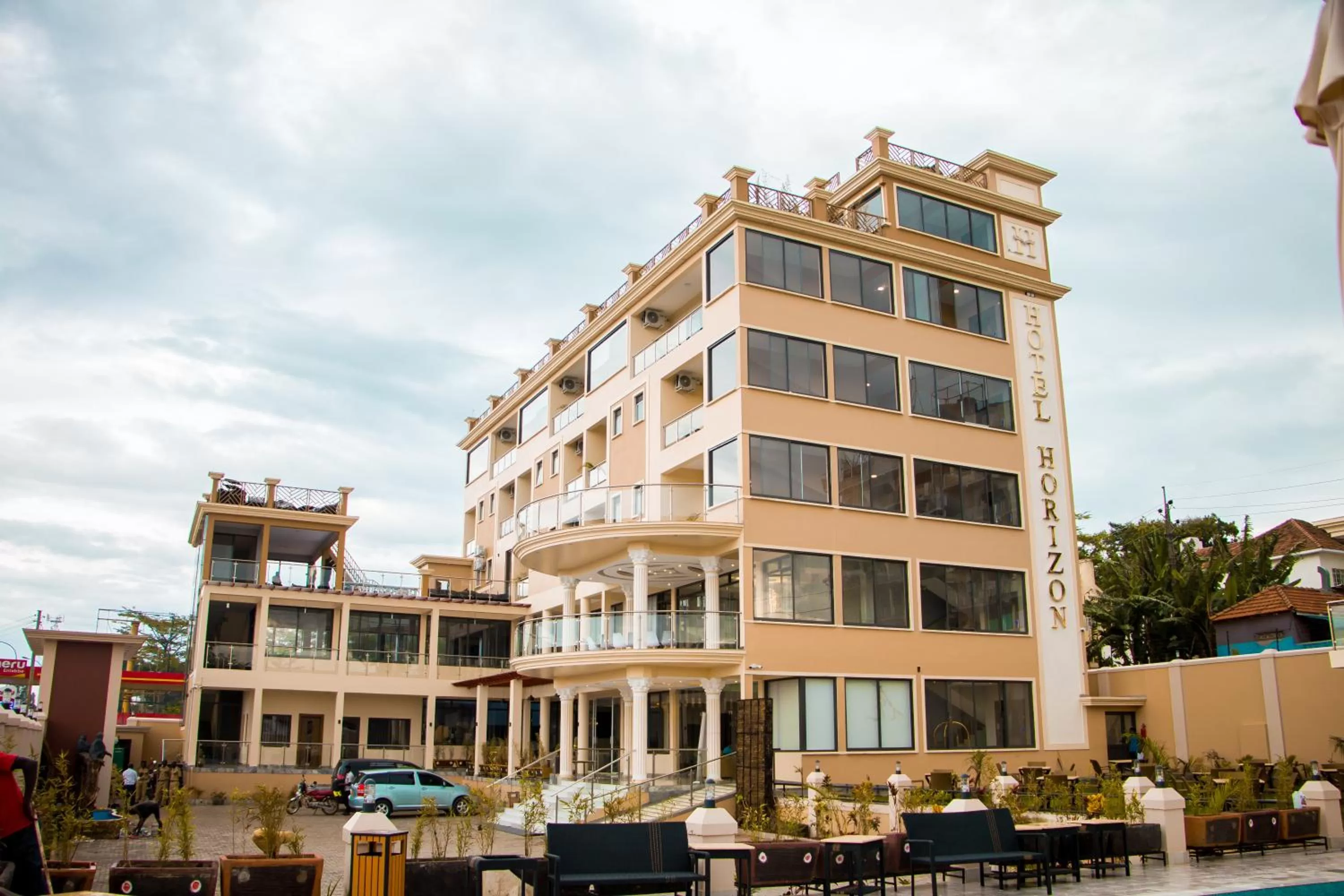 Property building in Hotel Horizon Entebbe