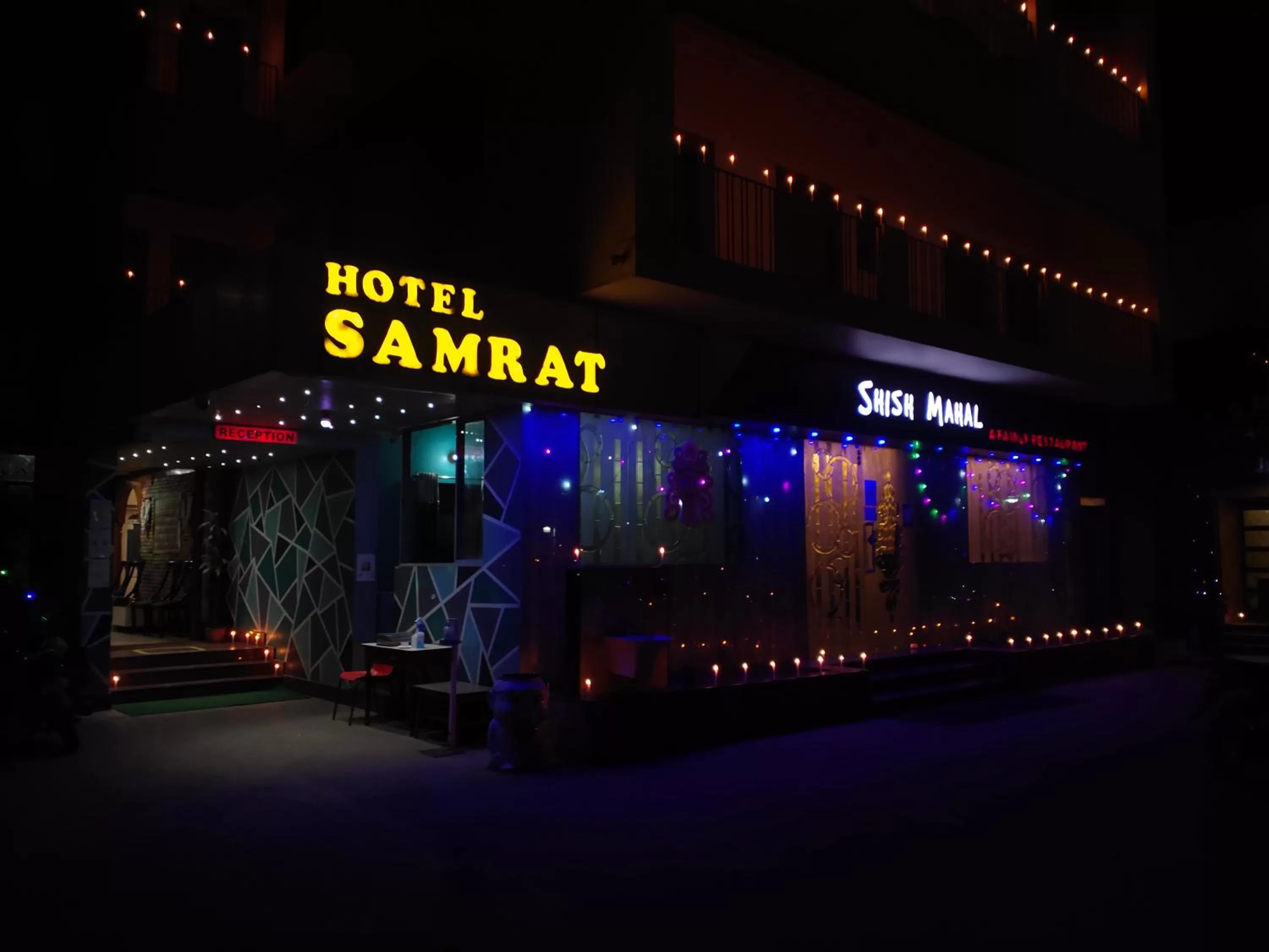Night, Property Building in Hotel Samrat