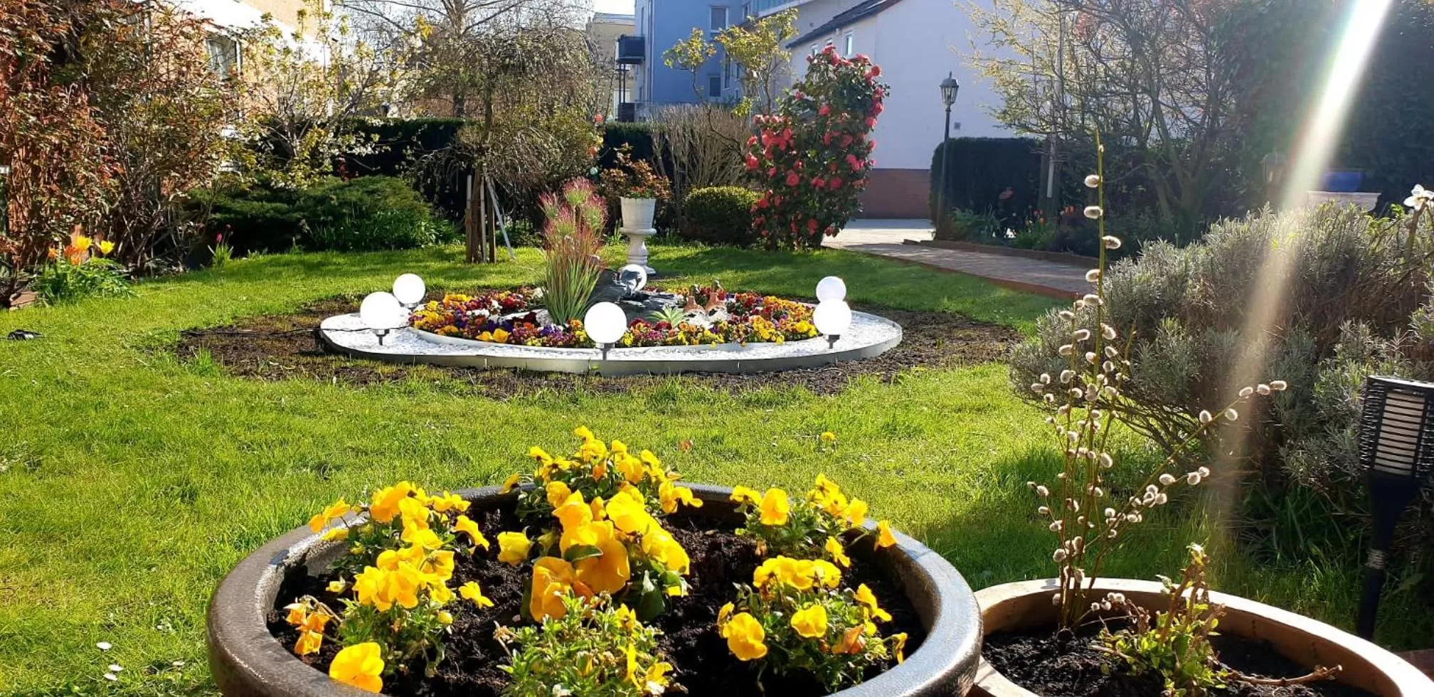 Garden in Hotel Drei Kronen Elmshorn