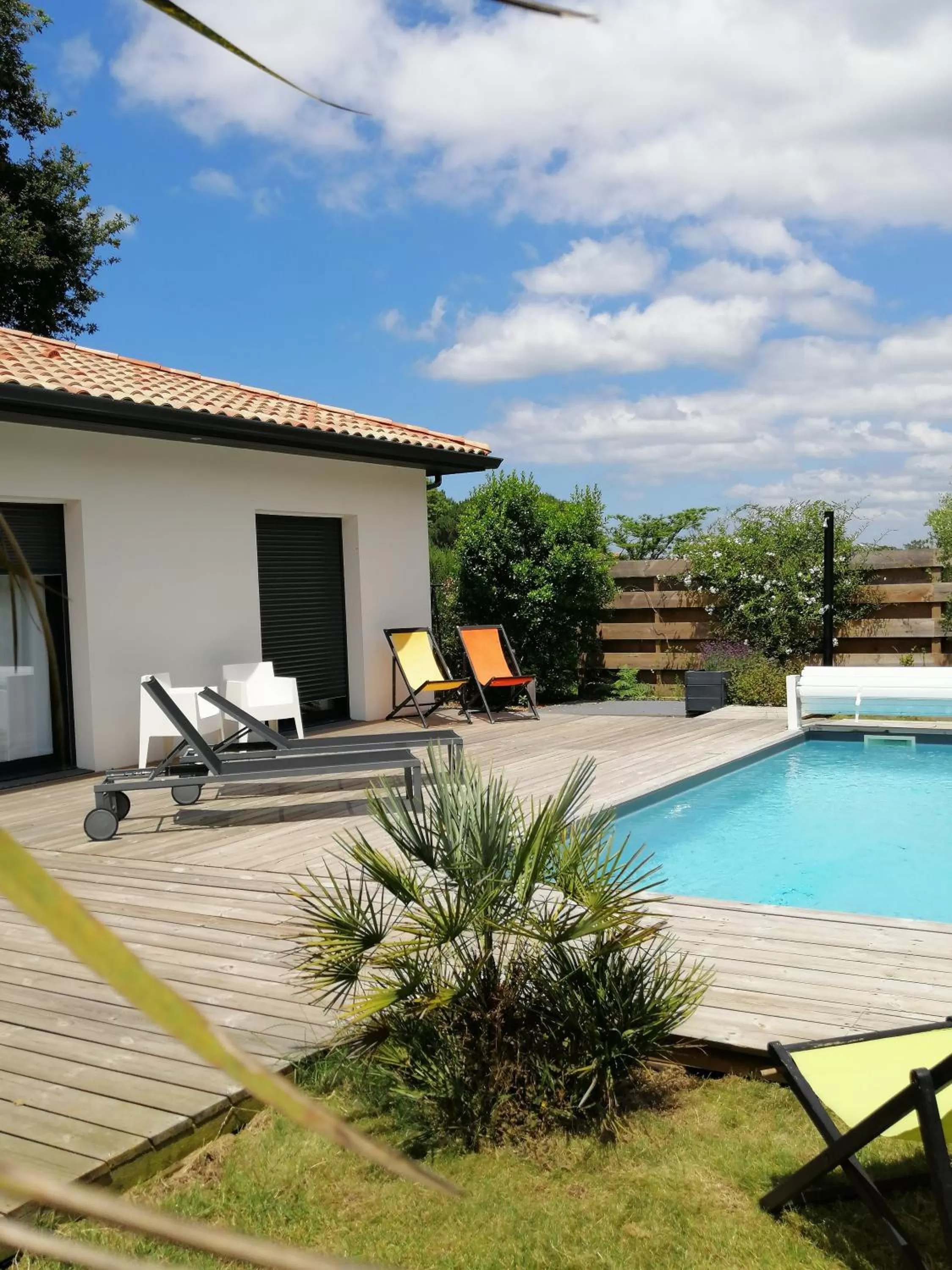 Swimming Pool in chambres d'hotes nuit marines