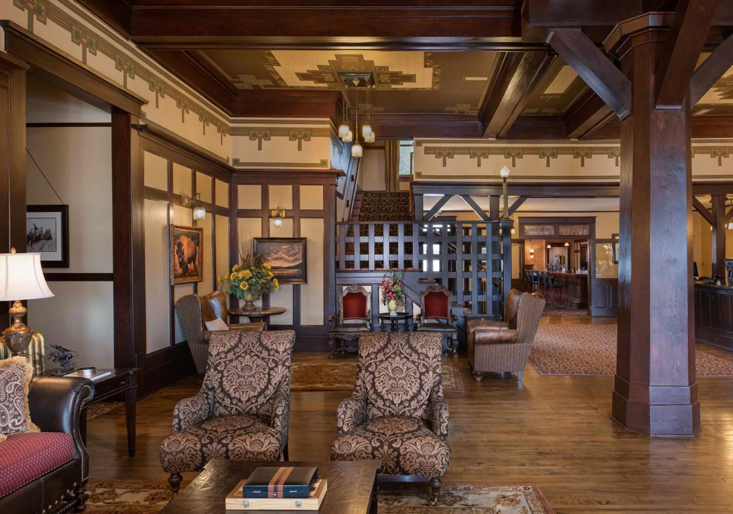 Lobby or reception in The Sacajawea Hotel