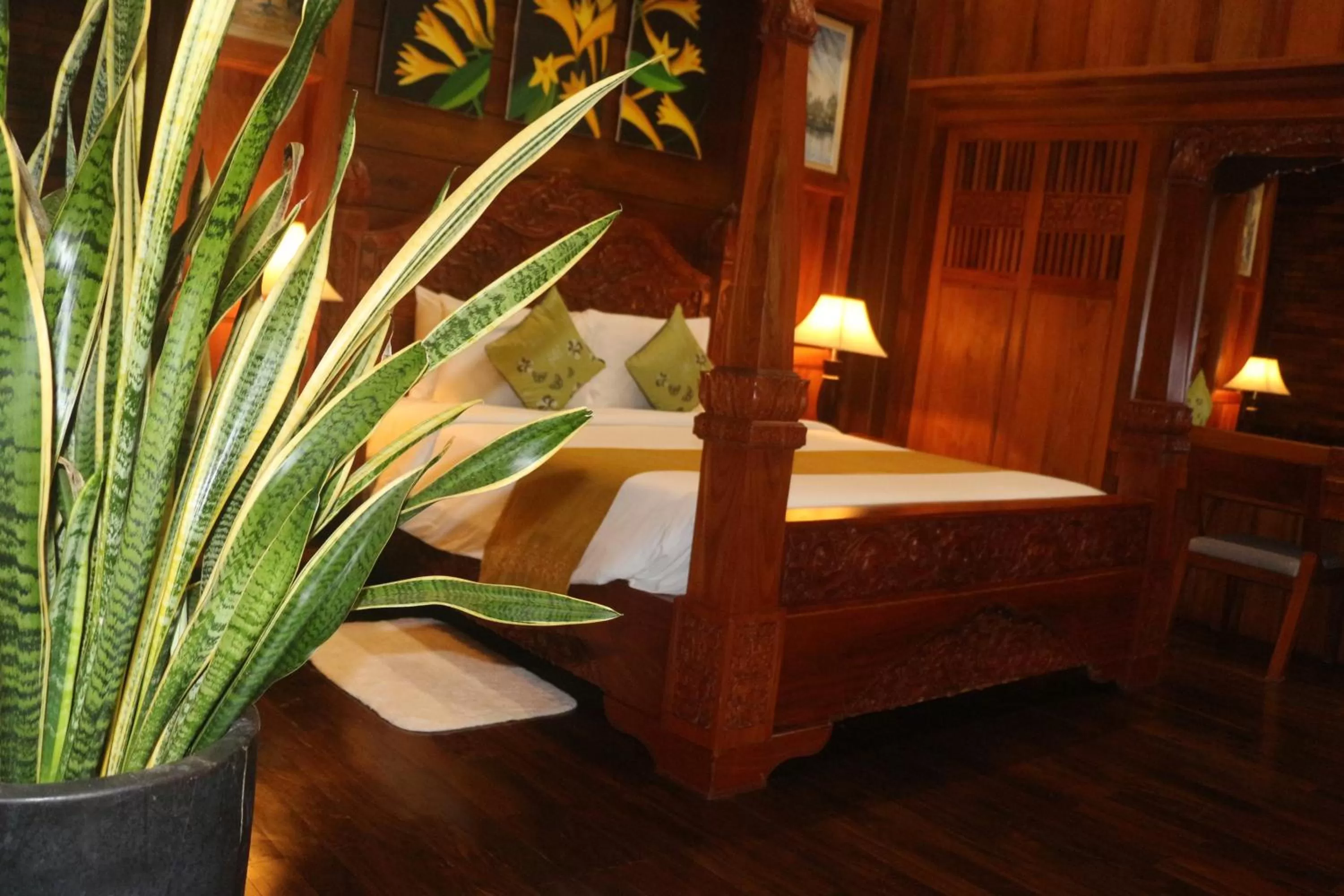 Patio in Try Palace Resort-Kep