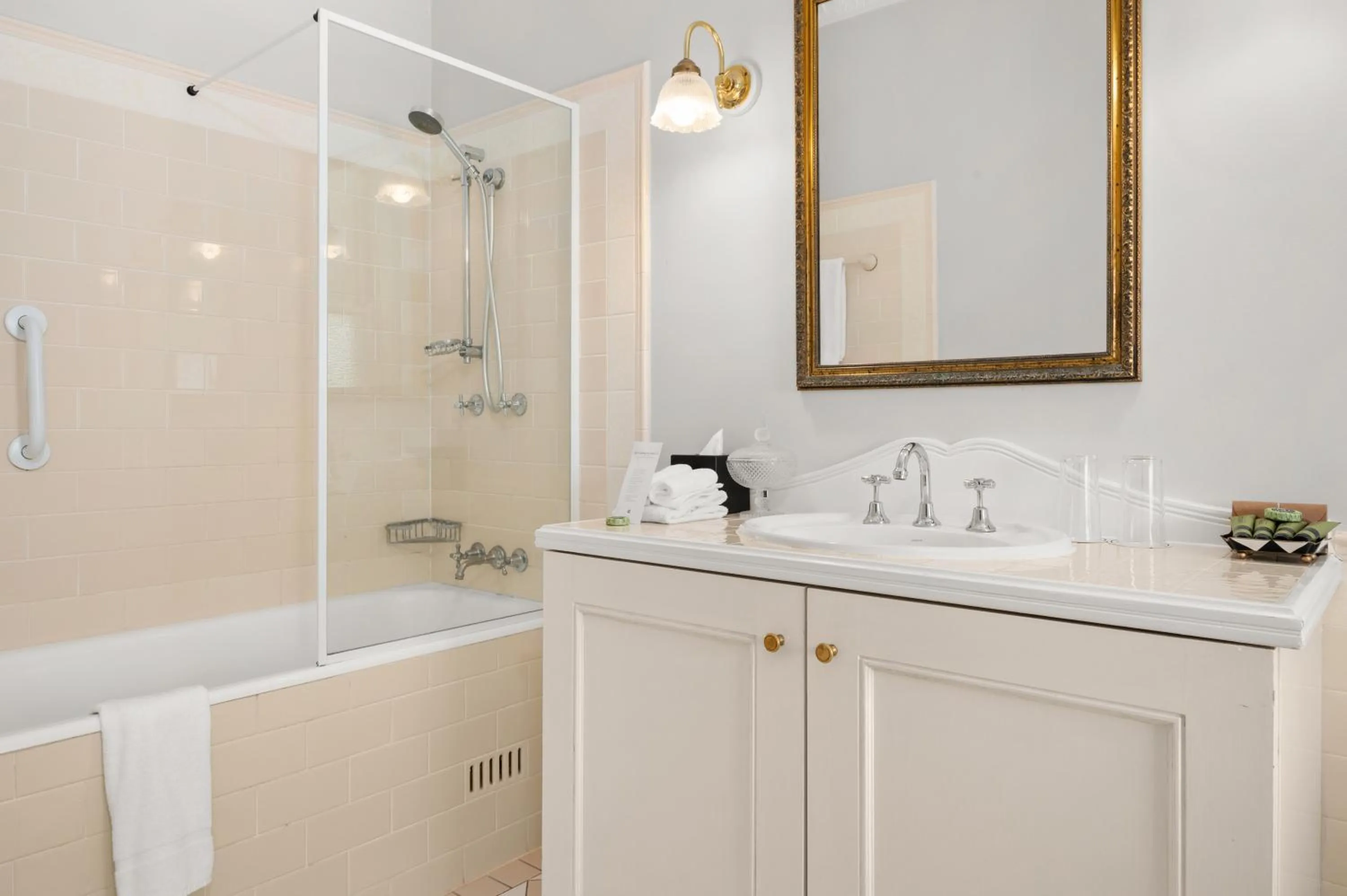 Shower in The Convent Hunter Valley Hotel