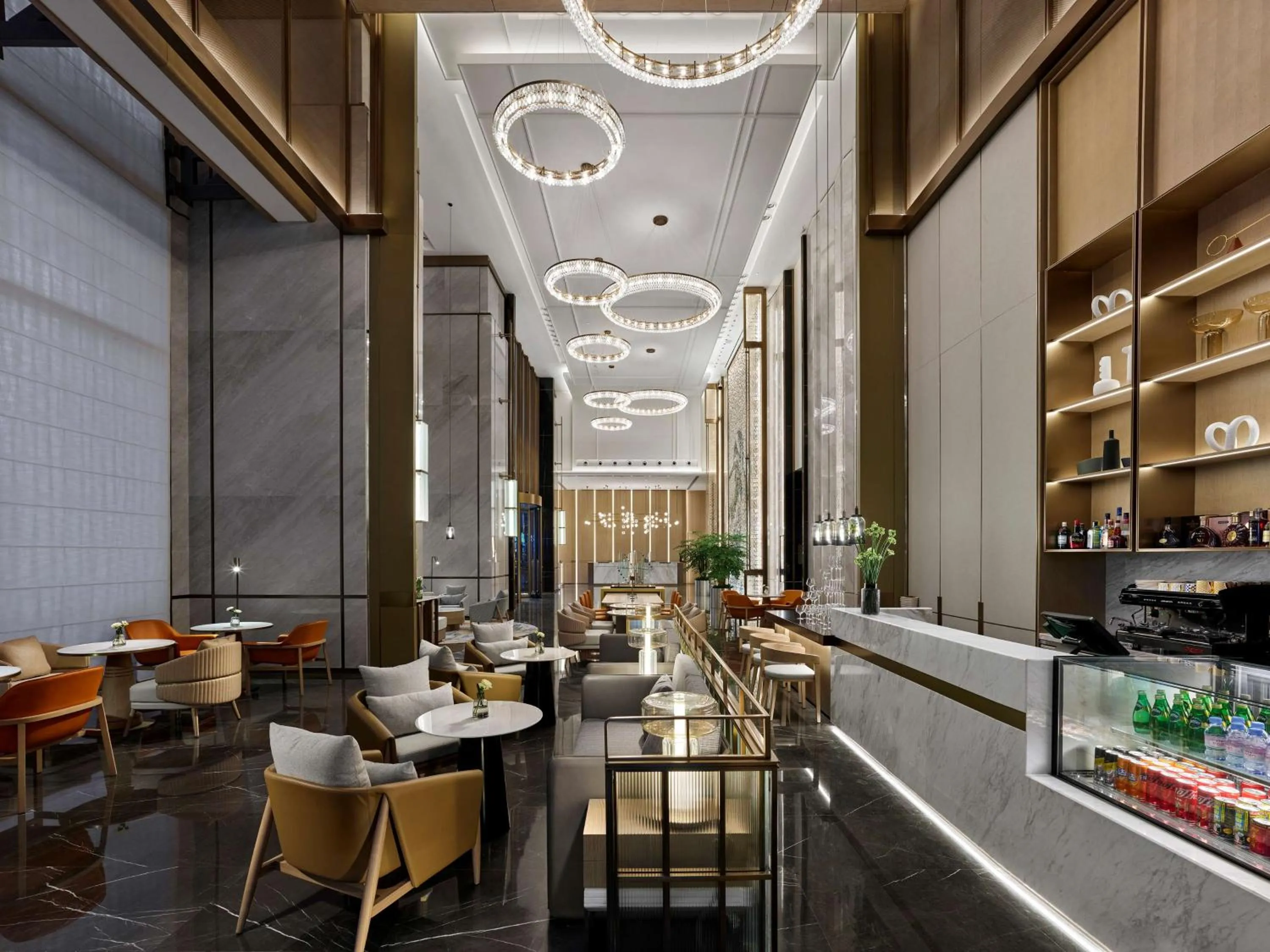 Lobby or reception in DoubleTree by Hilton Chengdu Riverside - Close to Panda Base and Chengdu East Railway