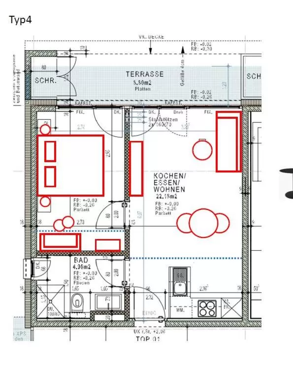 Floor Plan in Village by Maier - kontaktloser Check-in