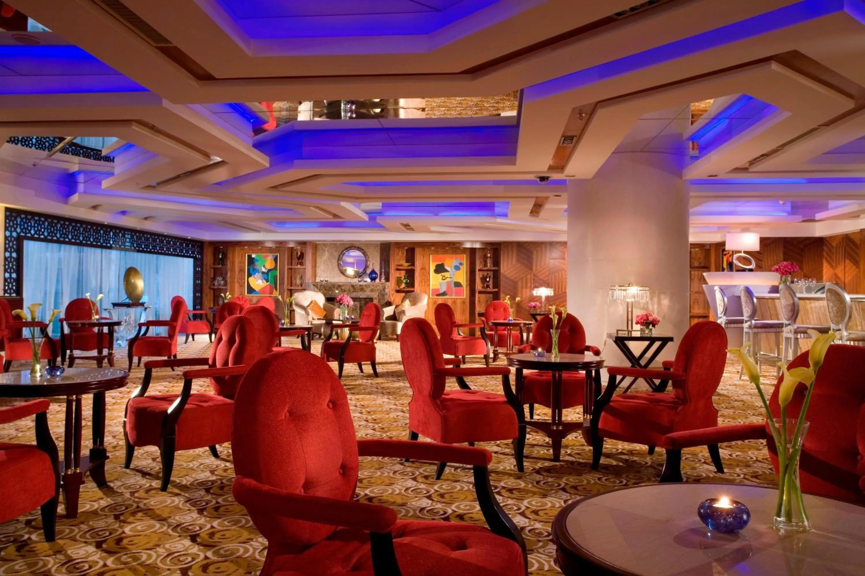 Lobby or reception, Restaurant/Places to Eat in Sheraton Guiyang Hotel