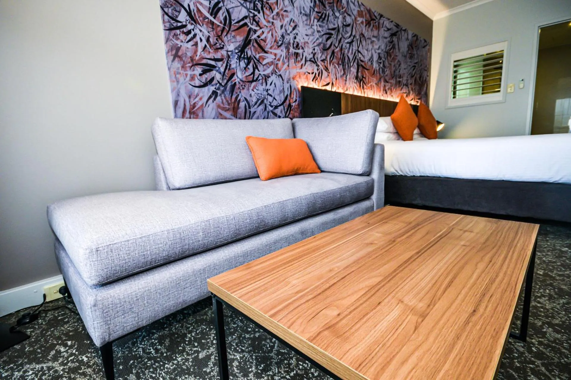 Seating area, Bed in Novotel Barossa Valley Resort