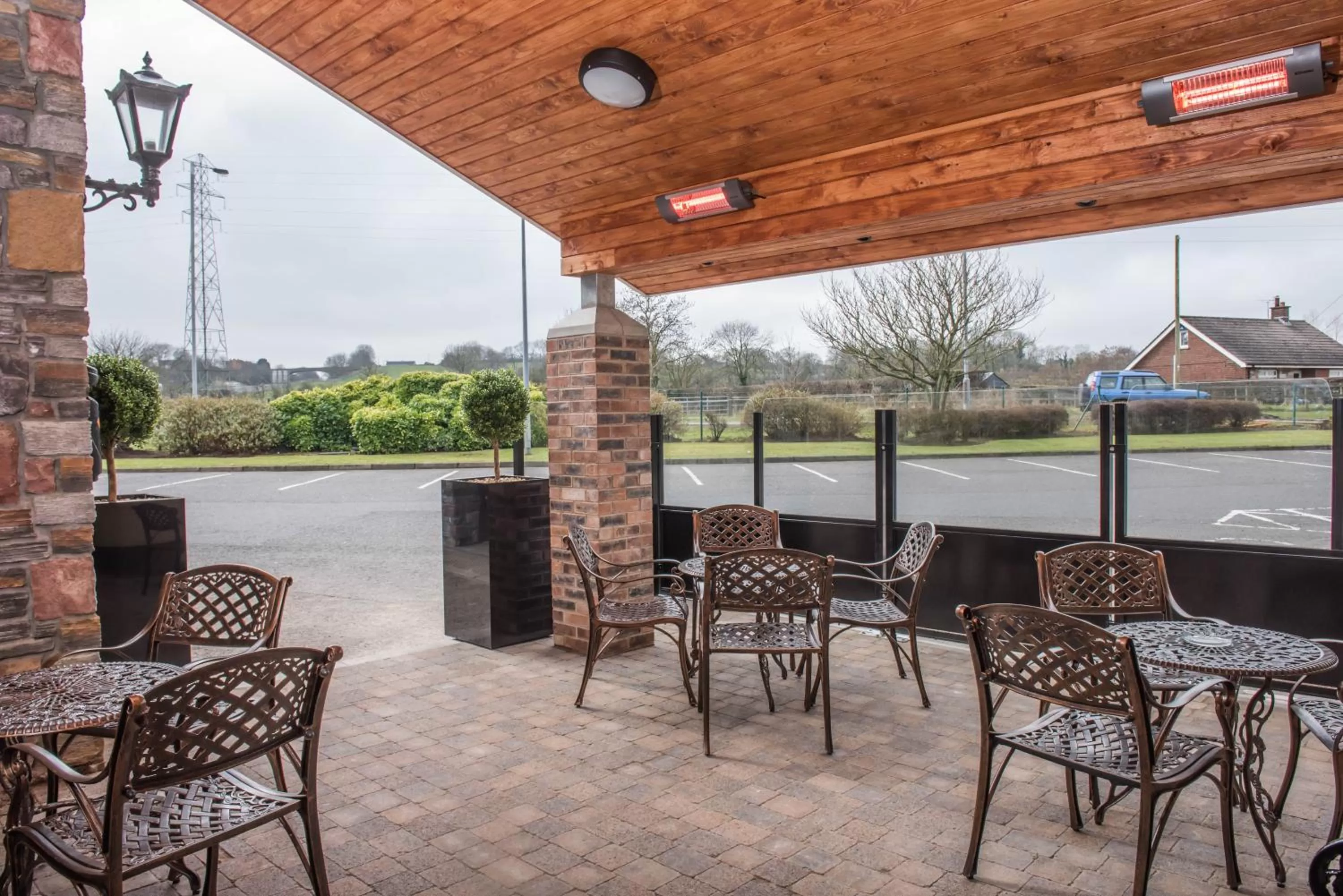 Patio in Corr's Corner Hotel