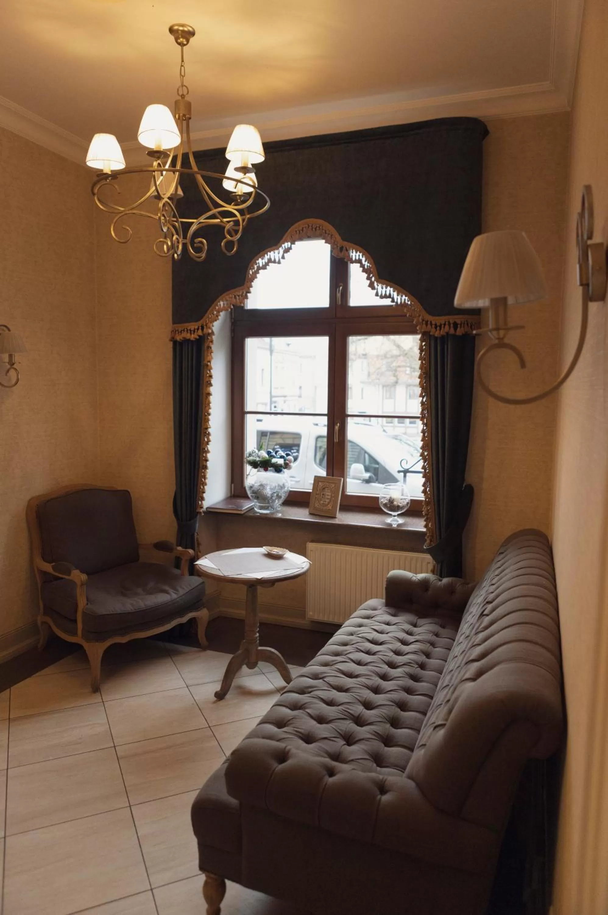 Lobby or reception in Hotel Adler