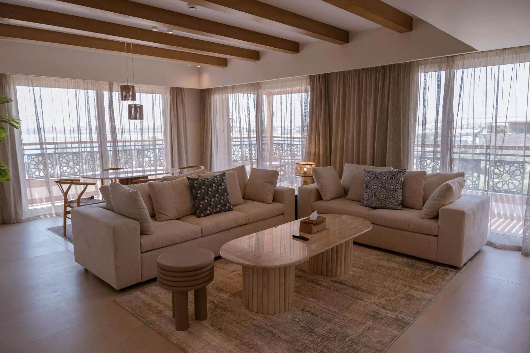Seating area in Fort Arabesque Resort, Spa & Villas