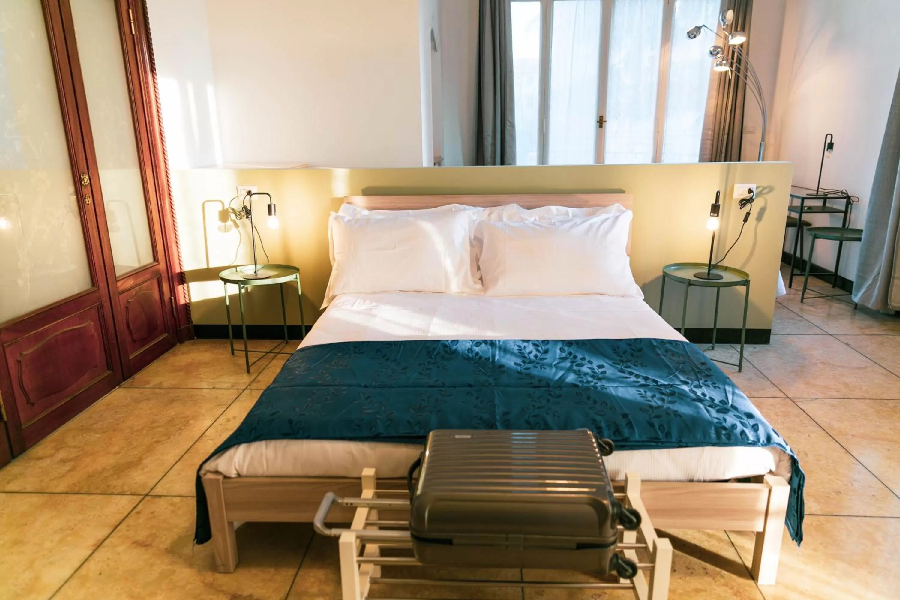 Bed in Palazzo Pasta Malpensa