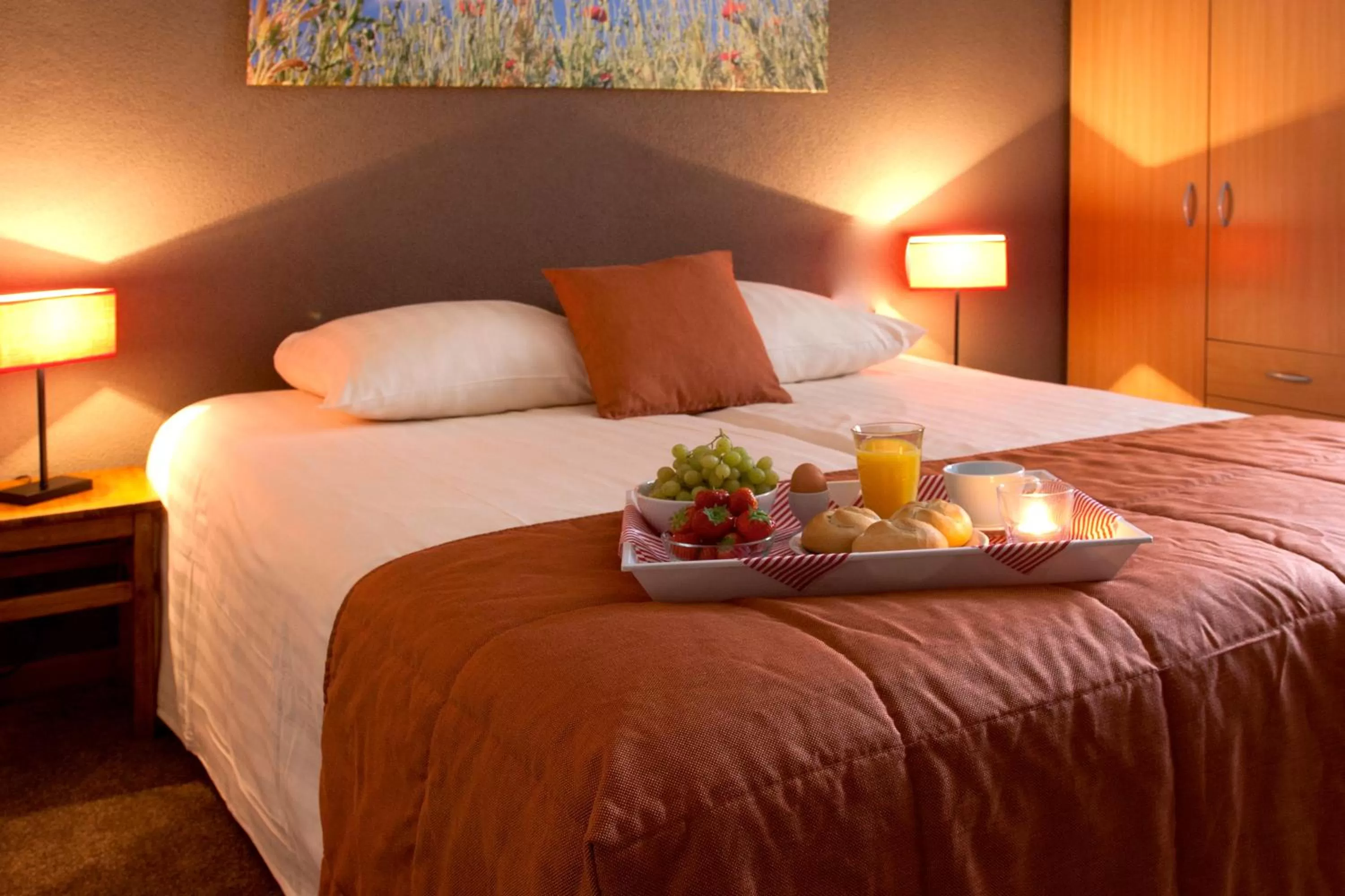 Bed in Appartementen Valkenburg