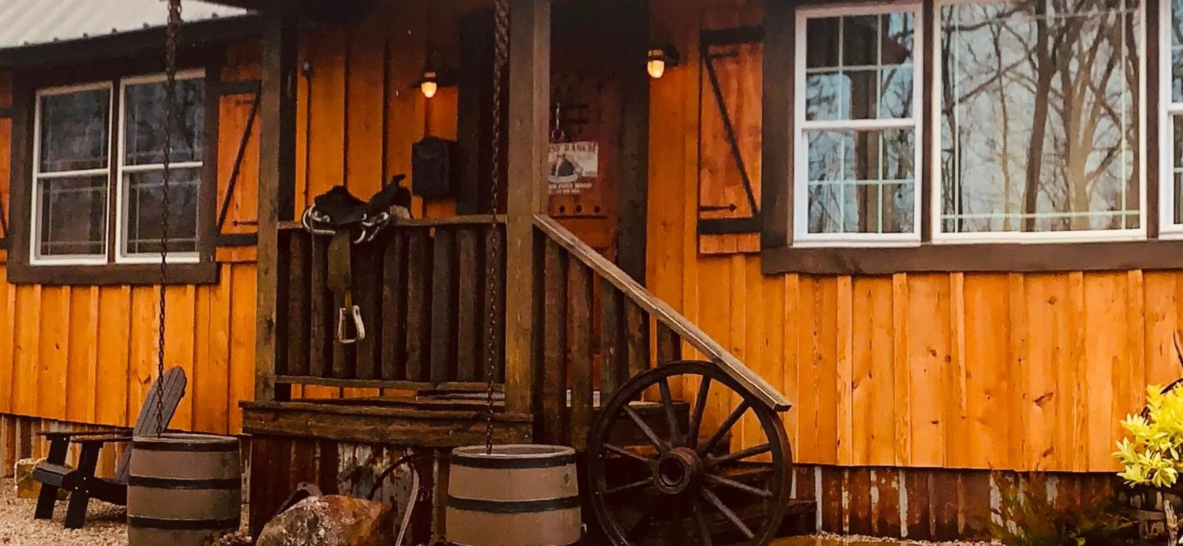 Property building in Fox Pass Cabins