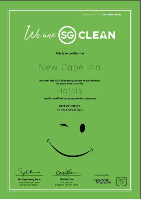 Logo/Certificate/Sign in New Cape Inn