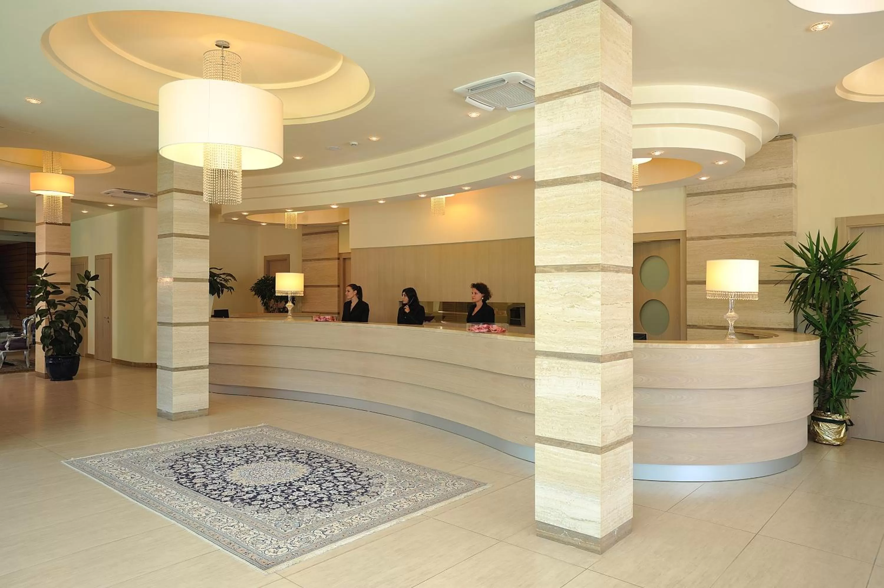 Lobby or reception in Hotel Adria