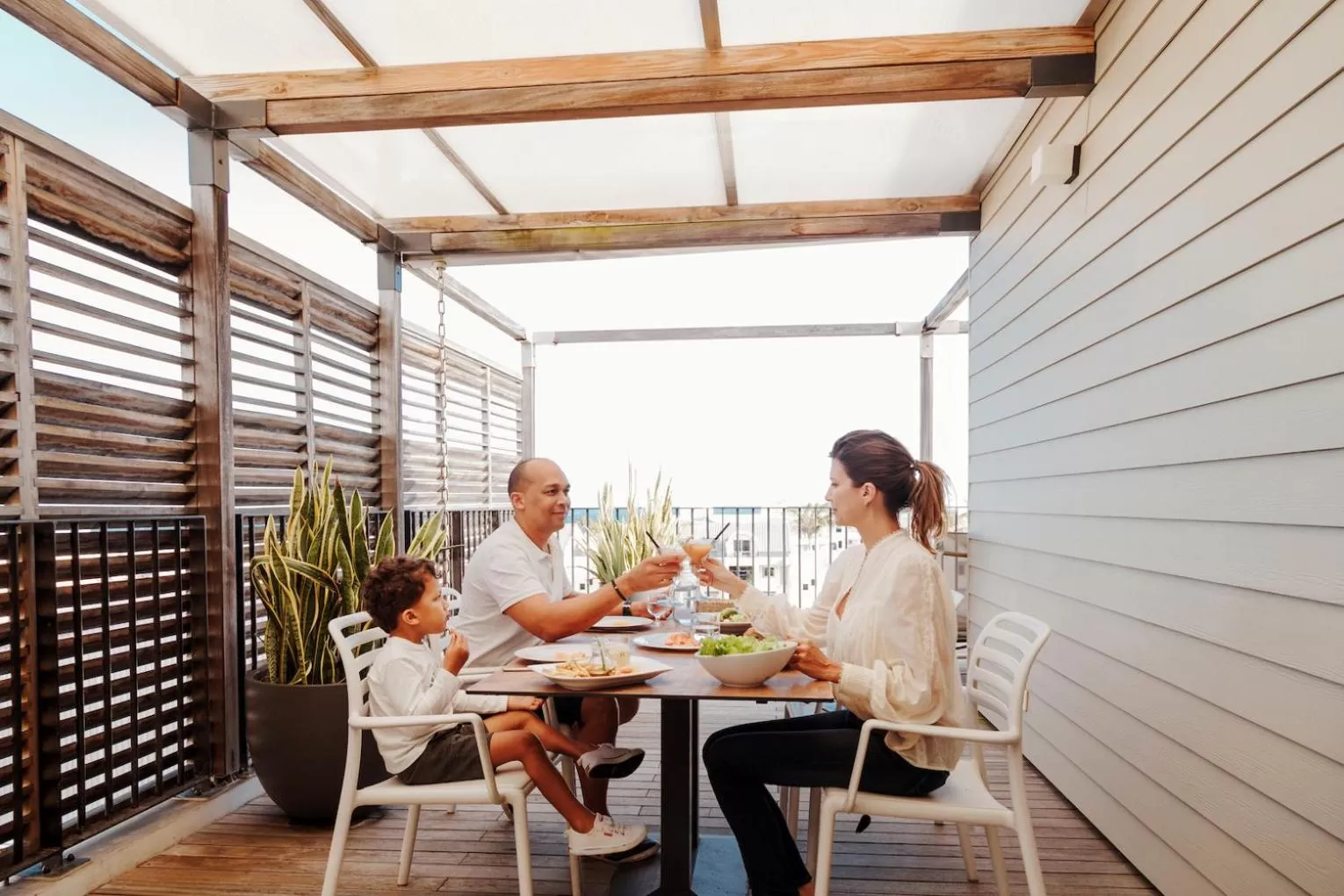 Balcony/Terrace in Hotel Le Saint Pierre ÎLe De La Reunion.