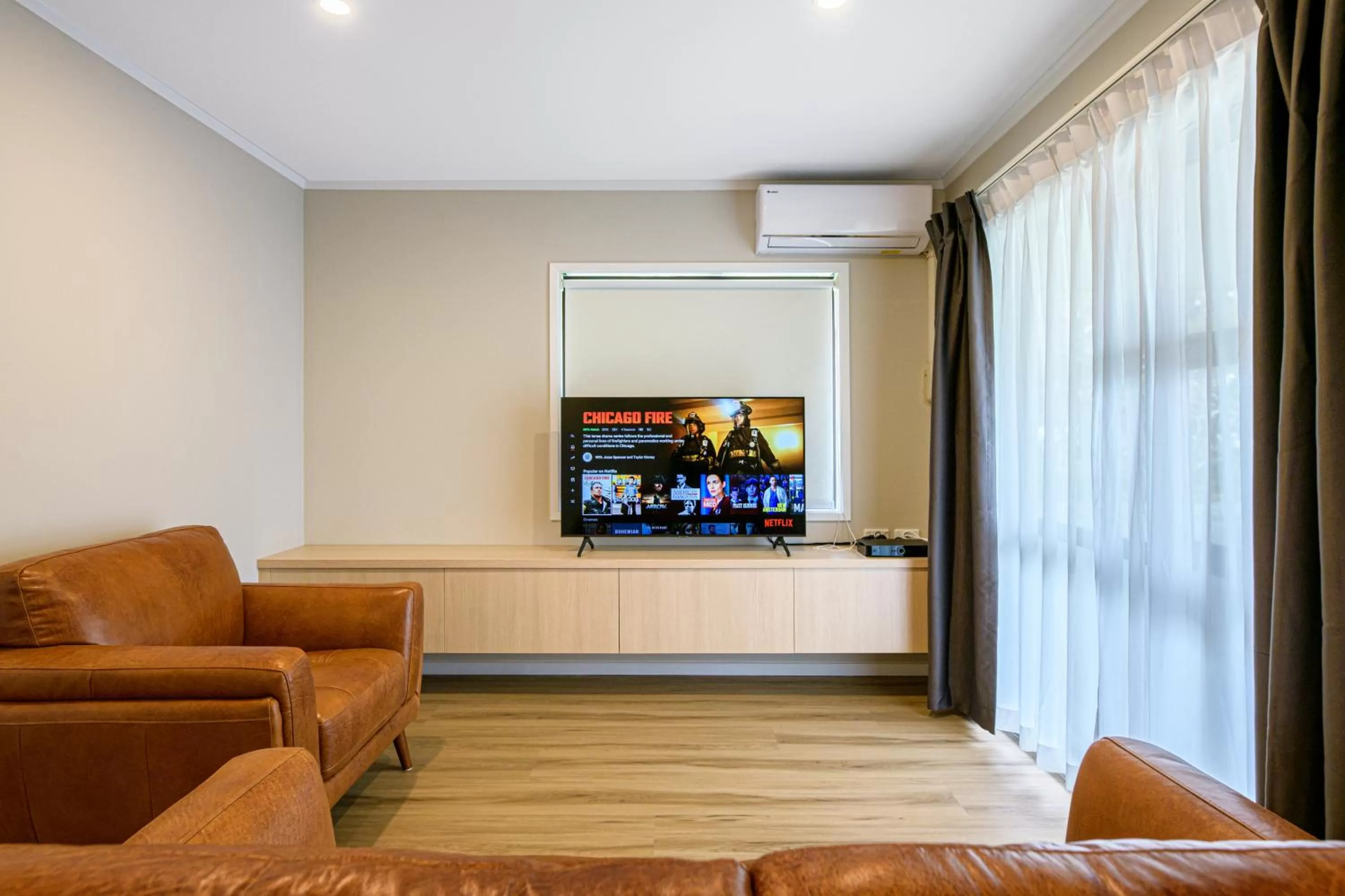 Living room in Takapuna International Motor Lodge