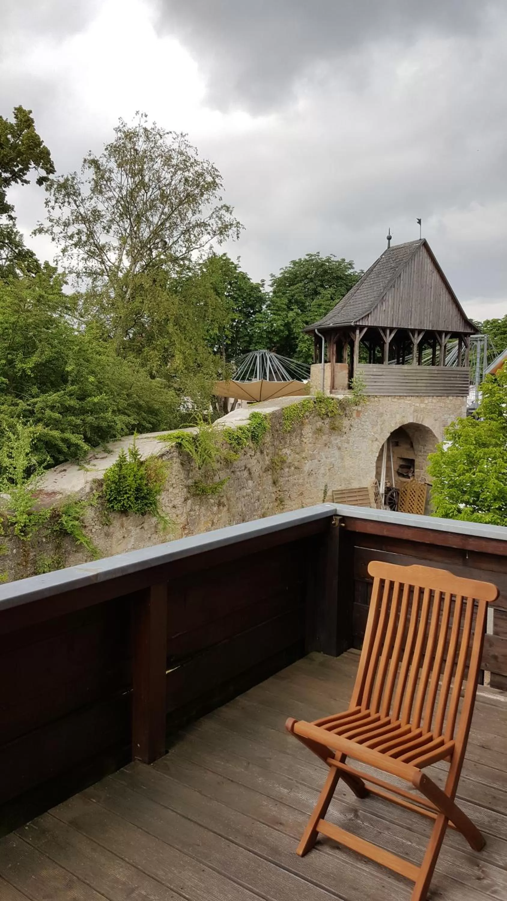 Balcony/Terrace in Hotel Goldflair am Rathaus