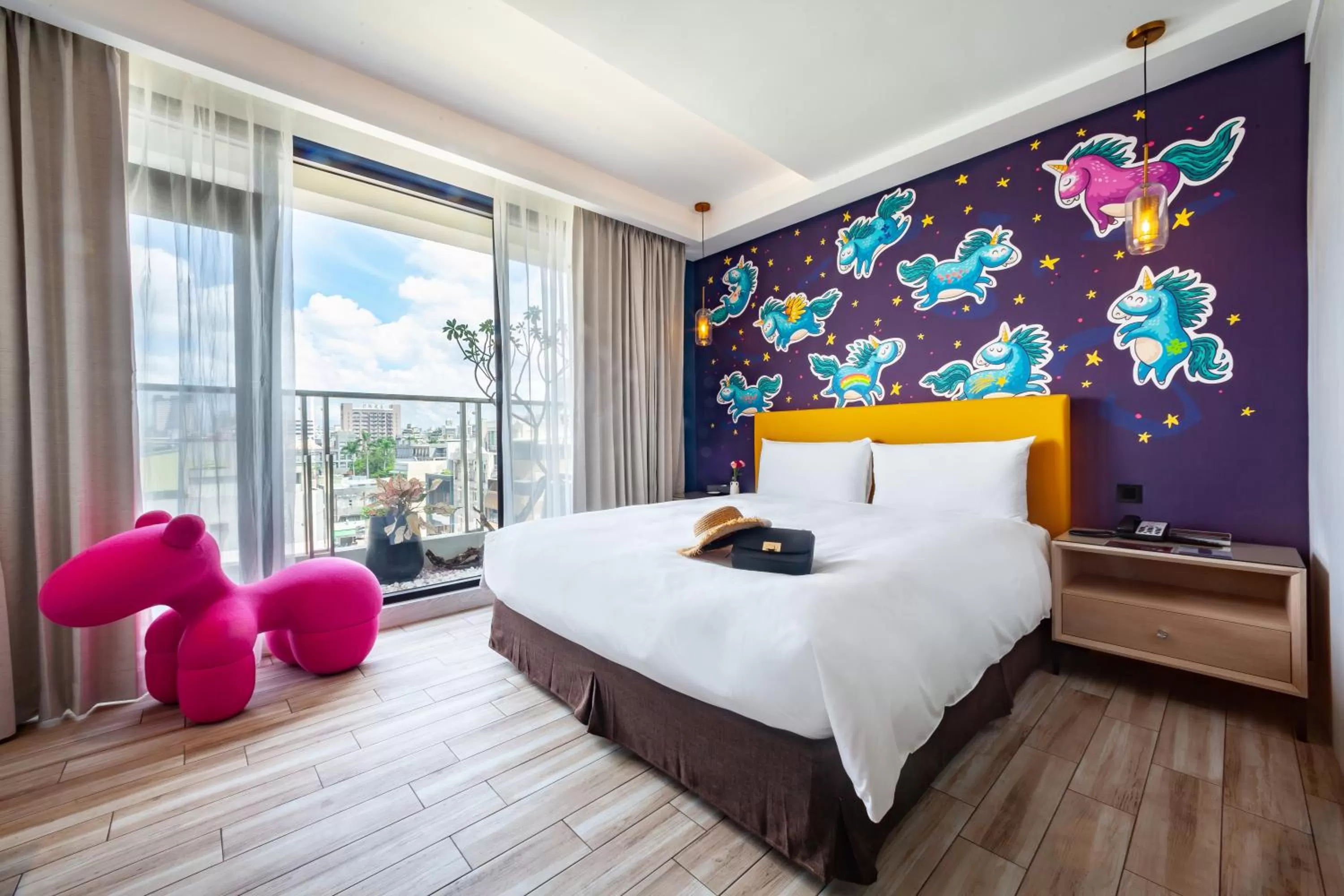 Bed in Norway Forest Motel - Wen Chuang Branch