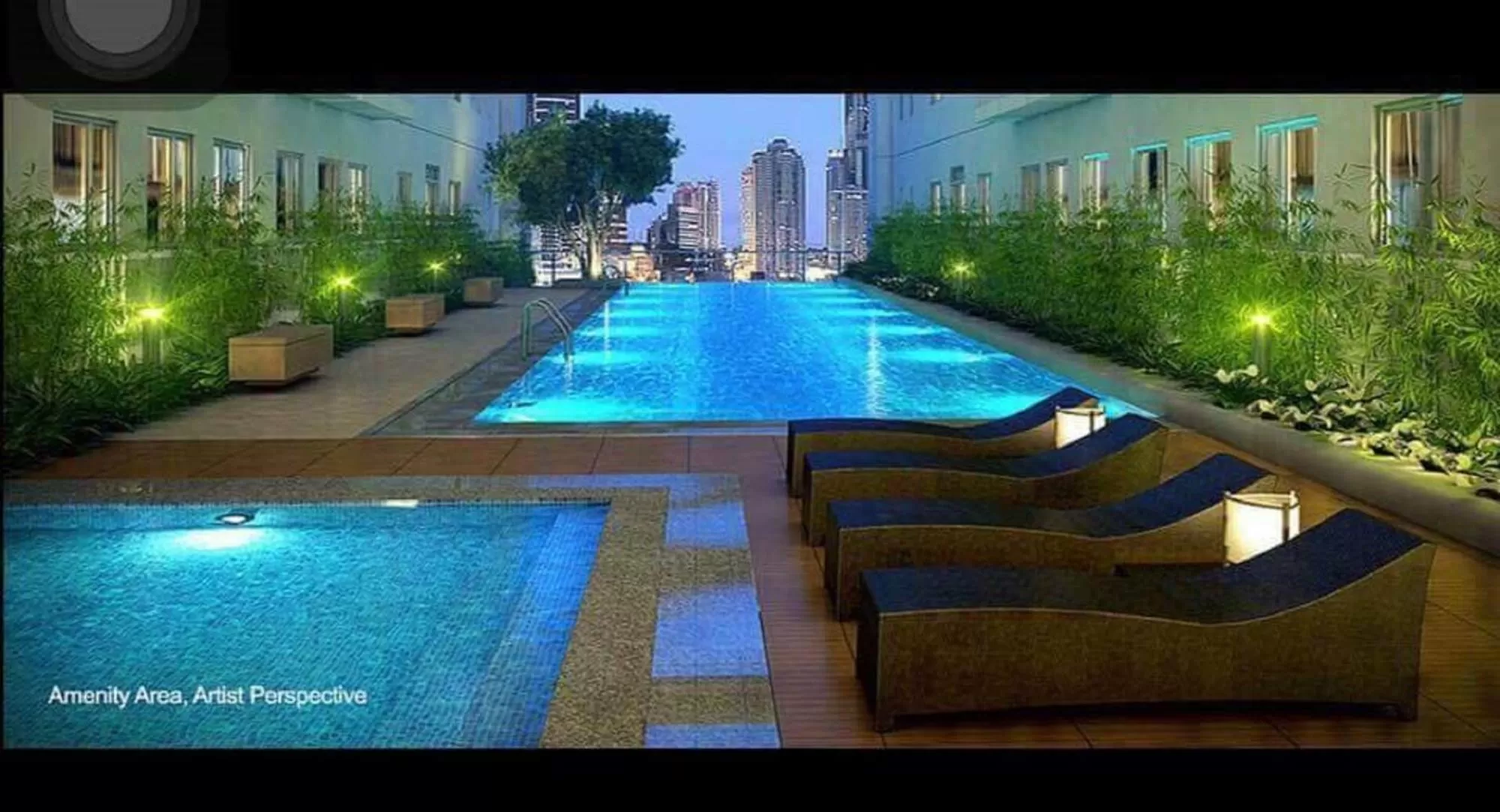 Swimming Pool in Green Residences Staycation by PBYY