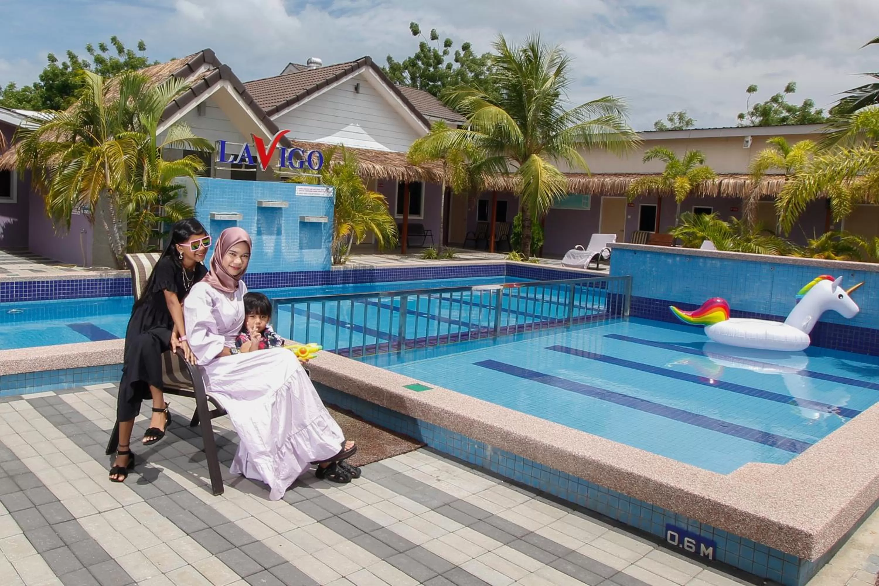 Swimming pool in Lavigo Resort