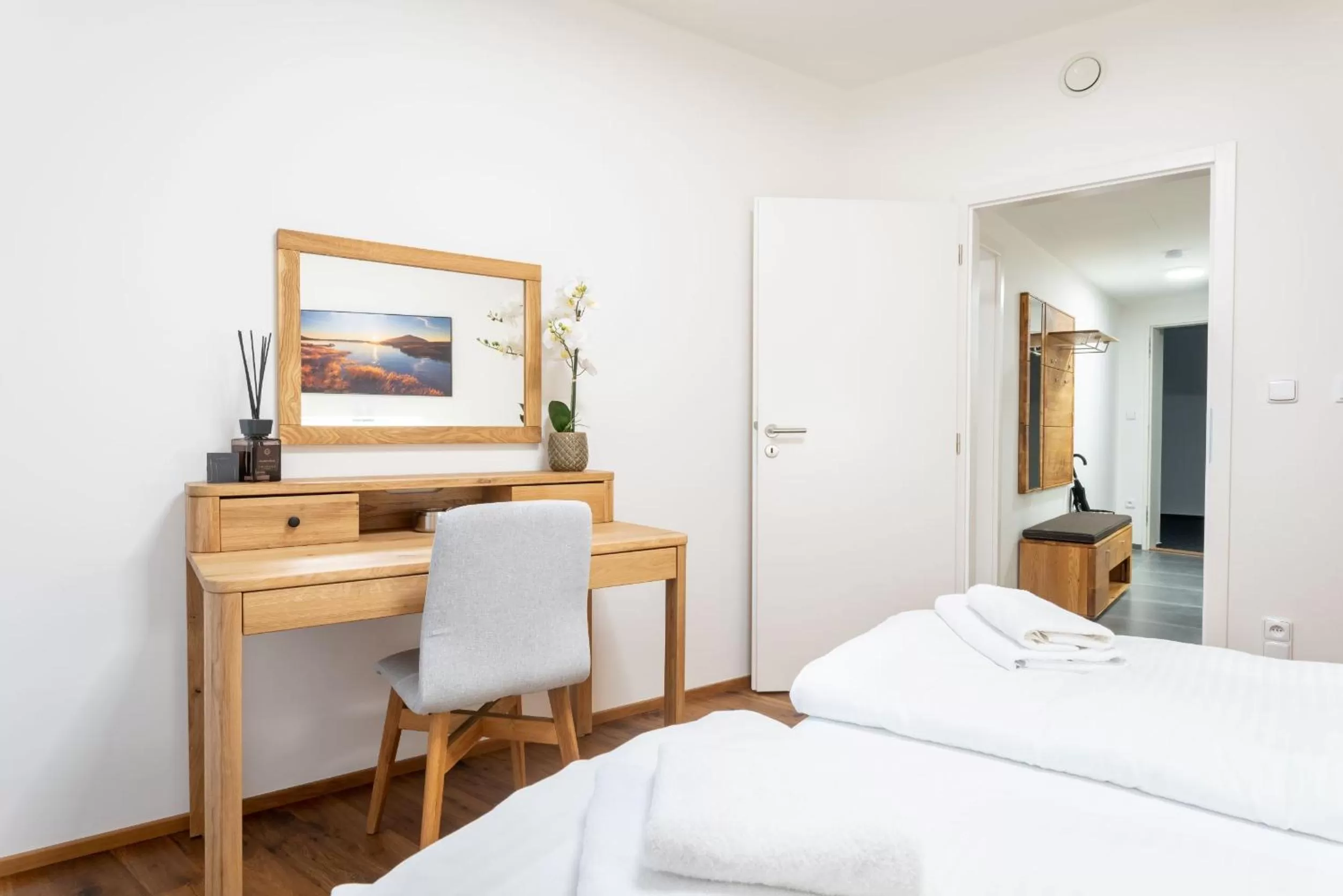 Bedroom, Bed in Resort Vrchlabí