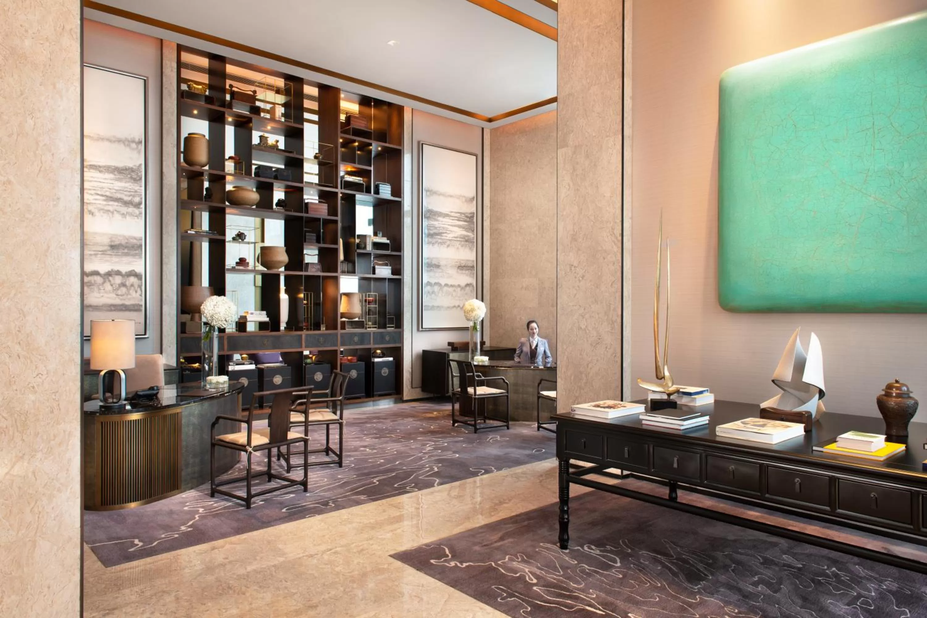 Seating area in Raffles Shenzhen