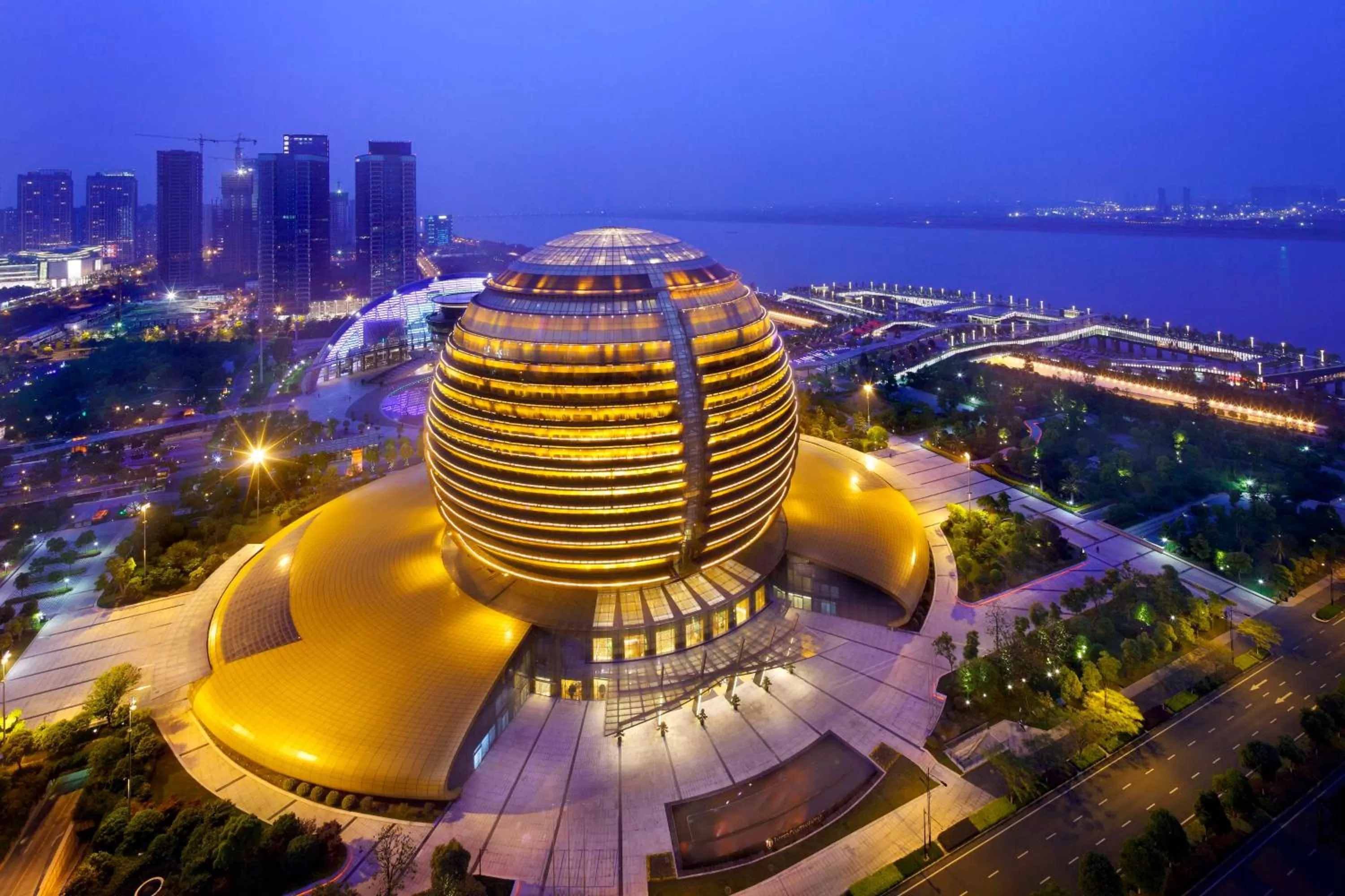 Property building in InterContinental Hangzhou ICC by IHG
