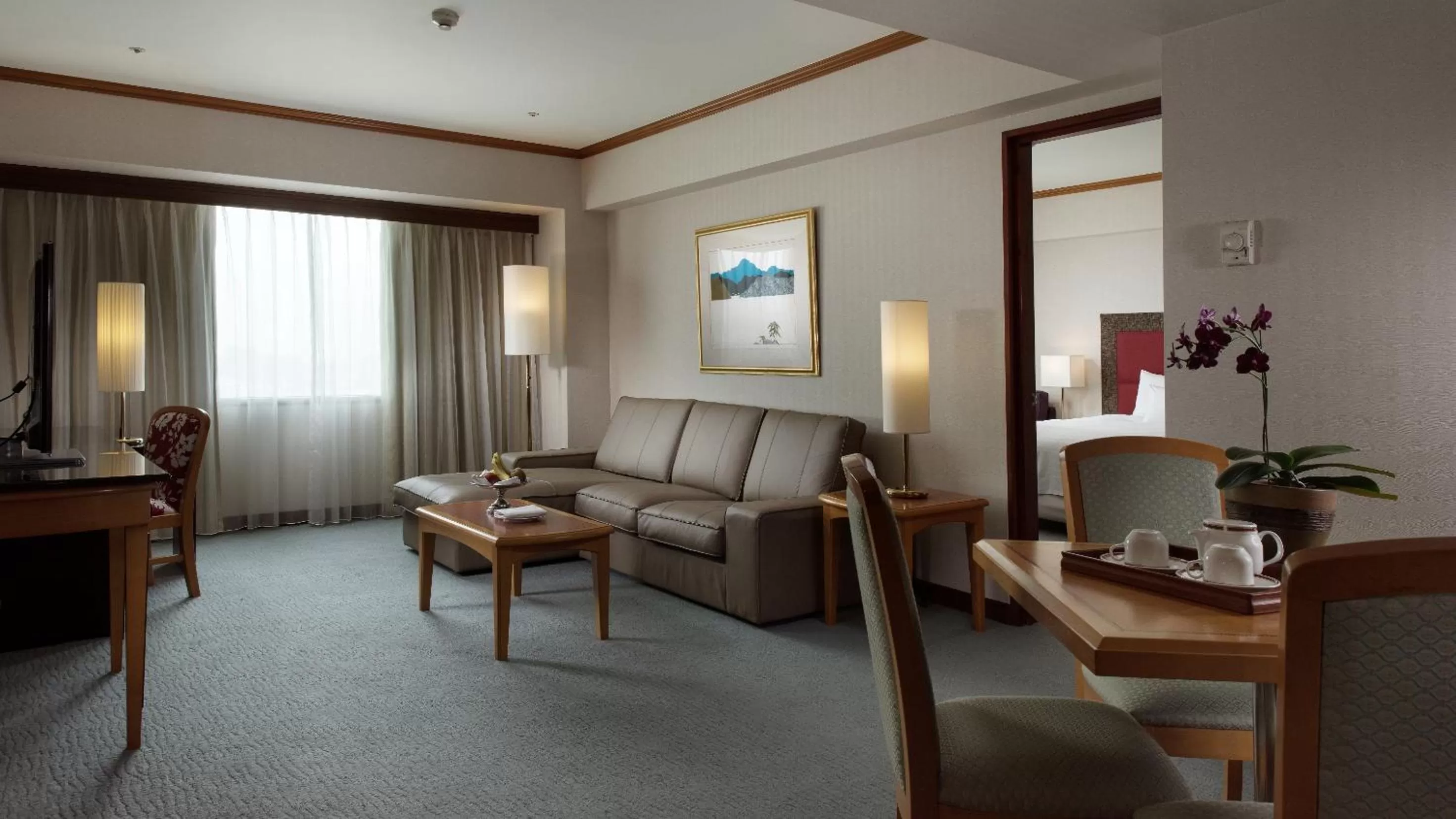Living room in The Howard Plaza Hotel Kaohsiung