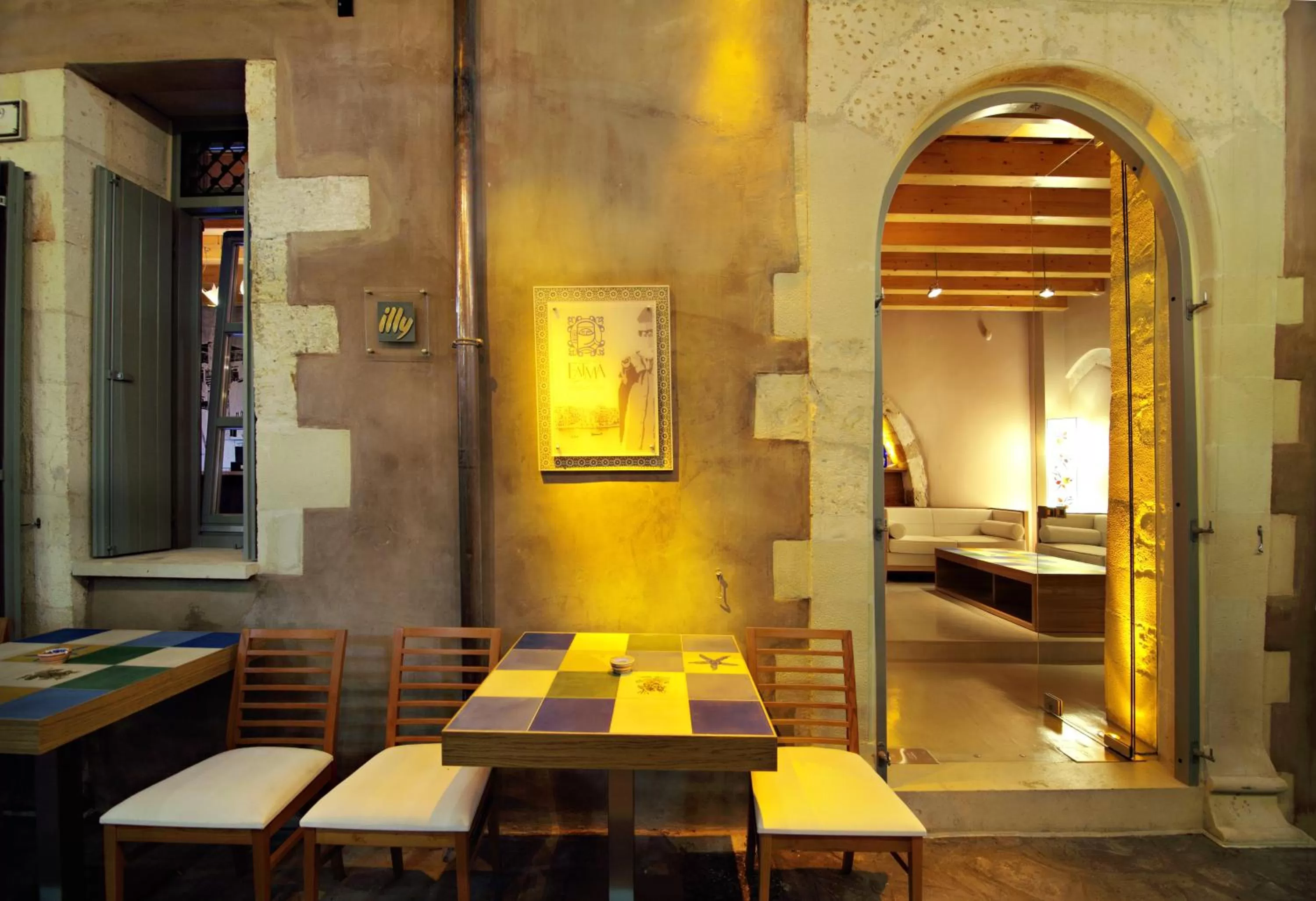 Restaurant/places to eat, Bed in Elia Fatma Boutique Hotel