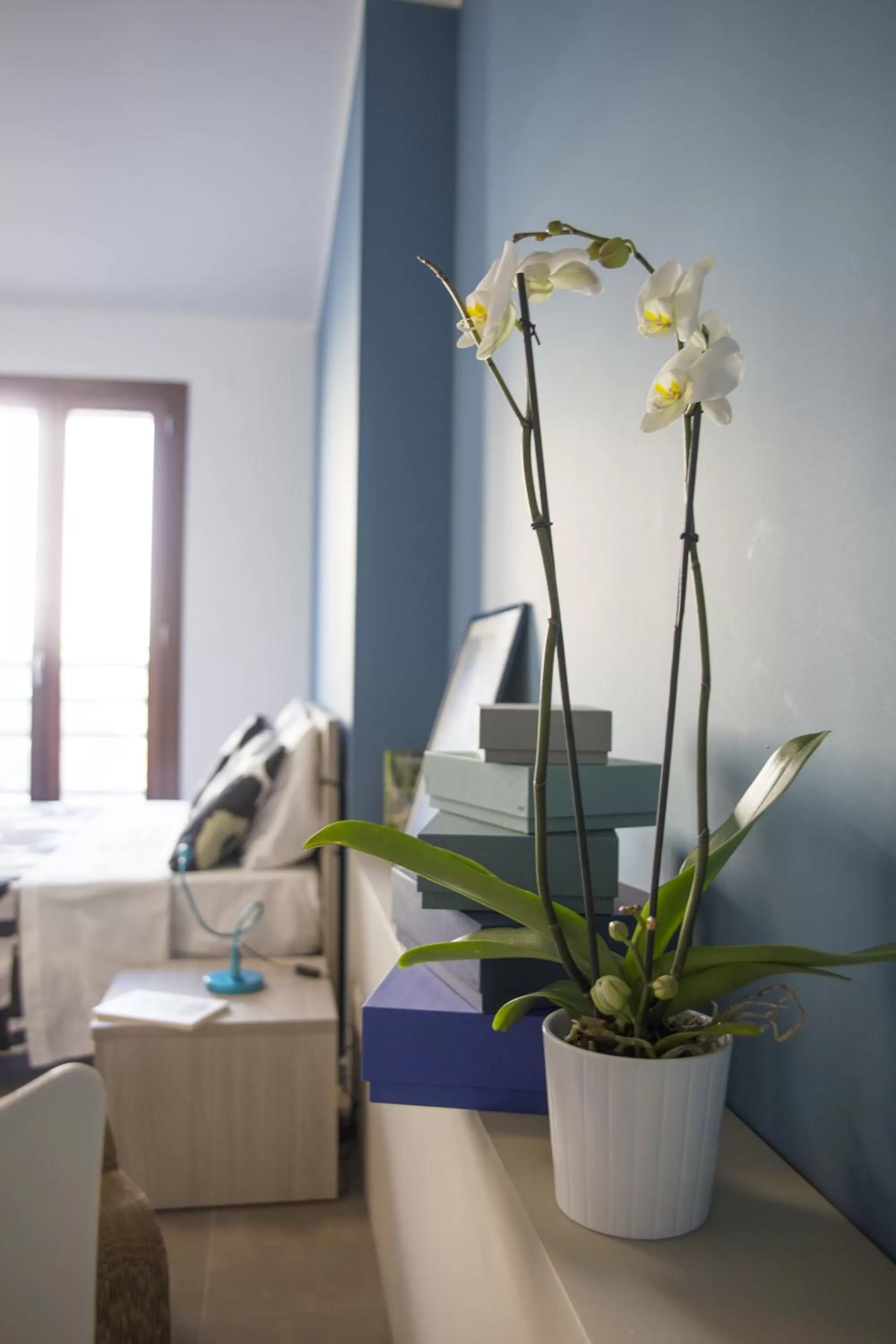 Decorative detail, Bed in Aurum Aparthotels Bicocca