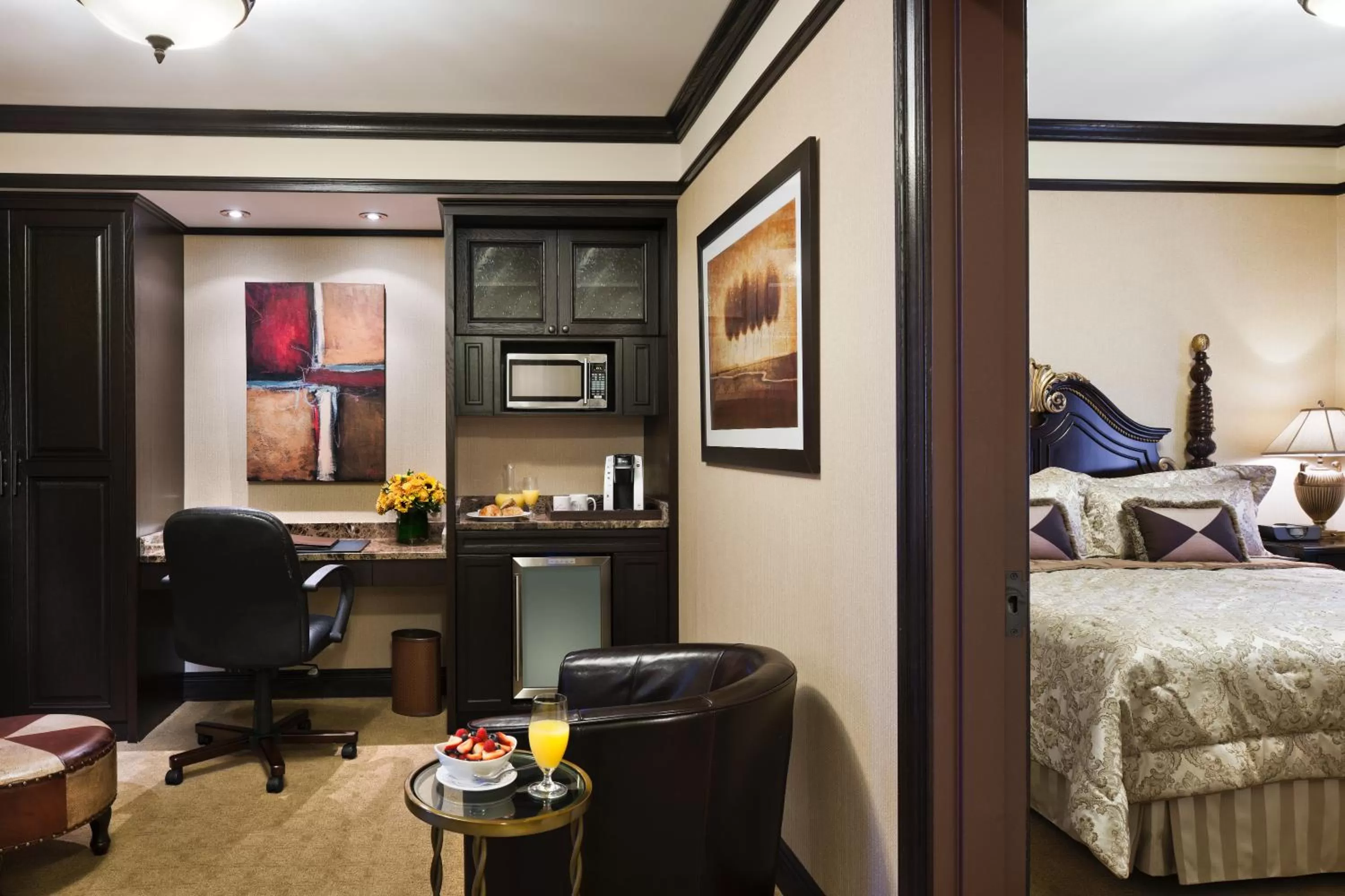 Bed in Hotel Lucerne