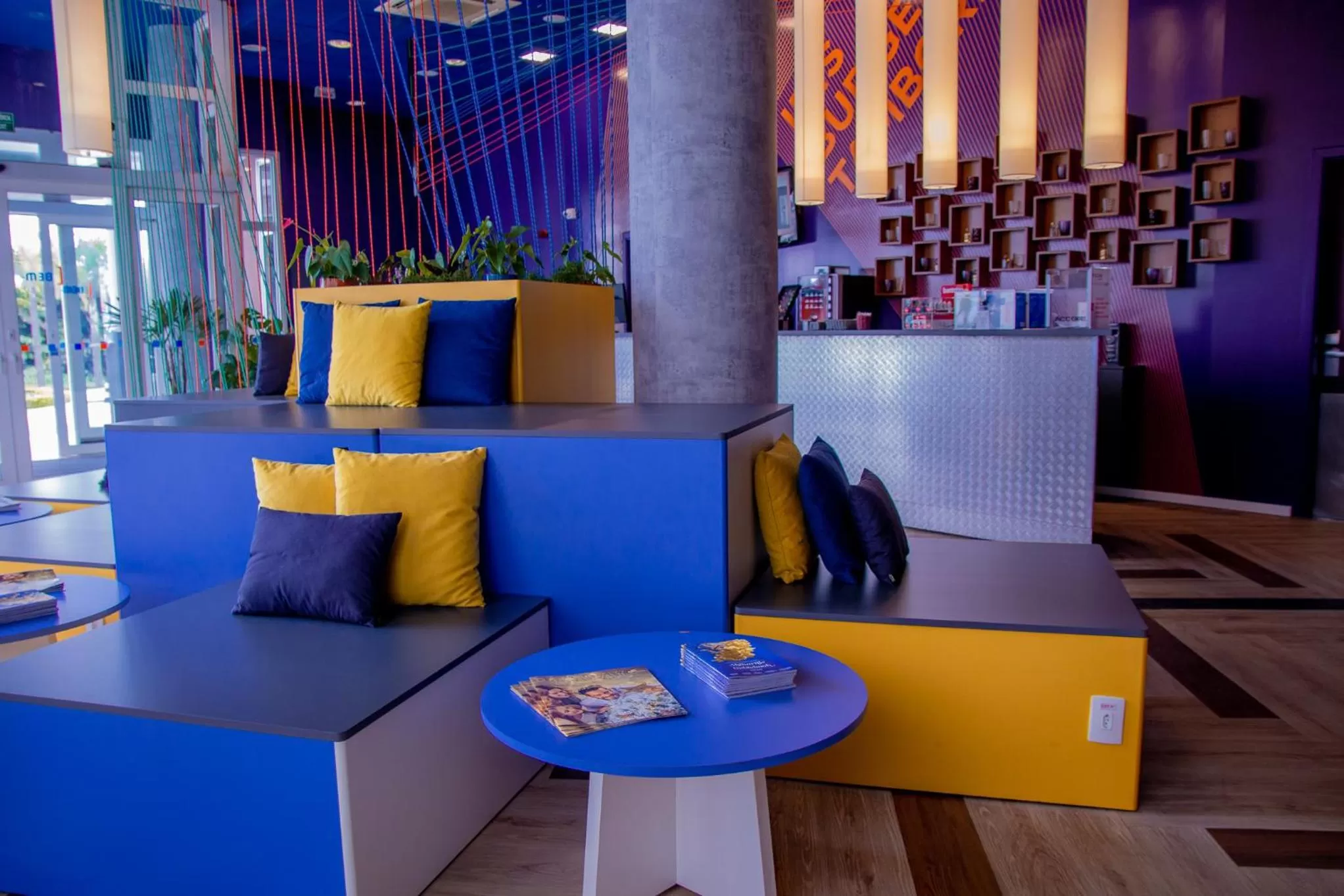 Lobby or reception in ibis budget Tambore