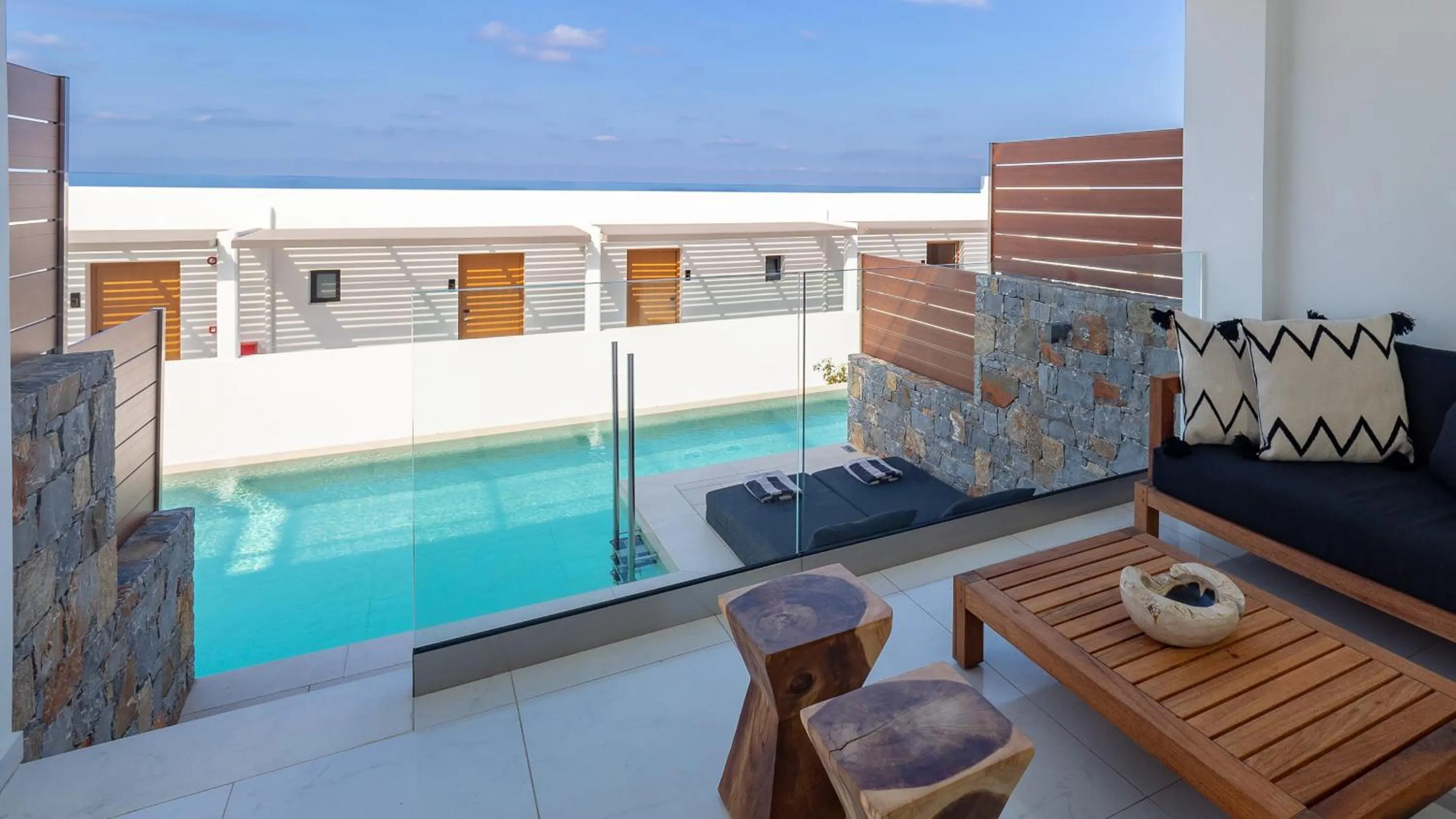 Patio in Abaton Island Resort & Spa