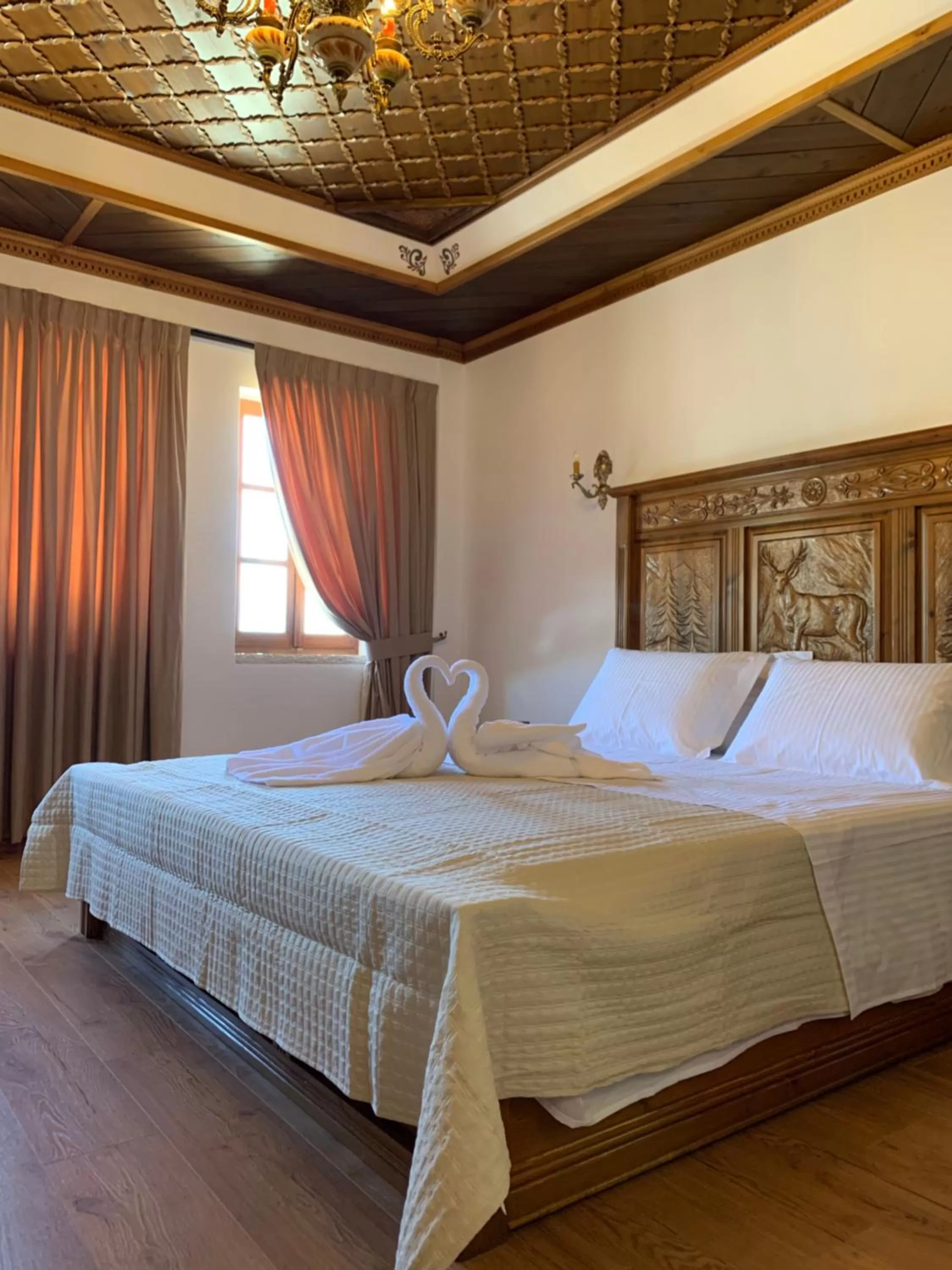 Bed in Rose Garden Hotel