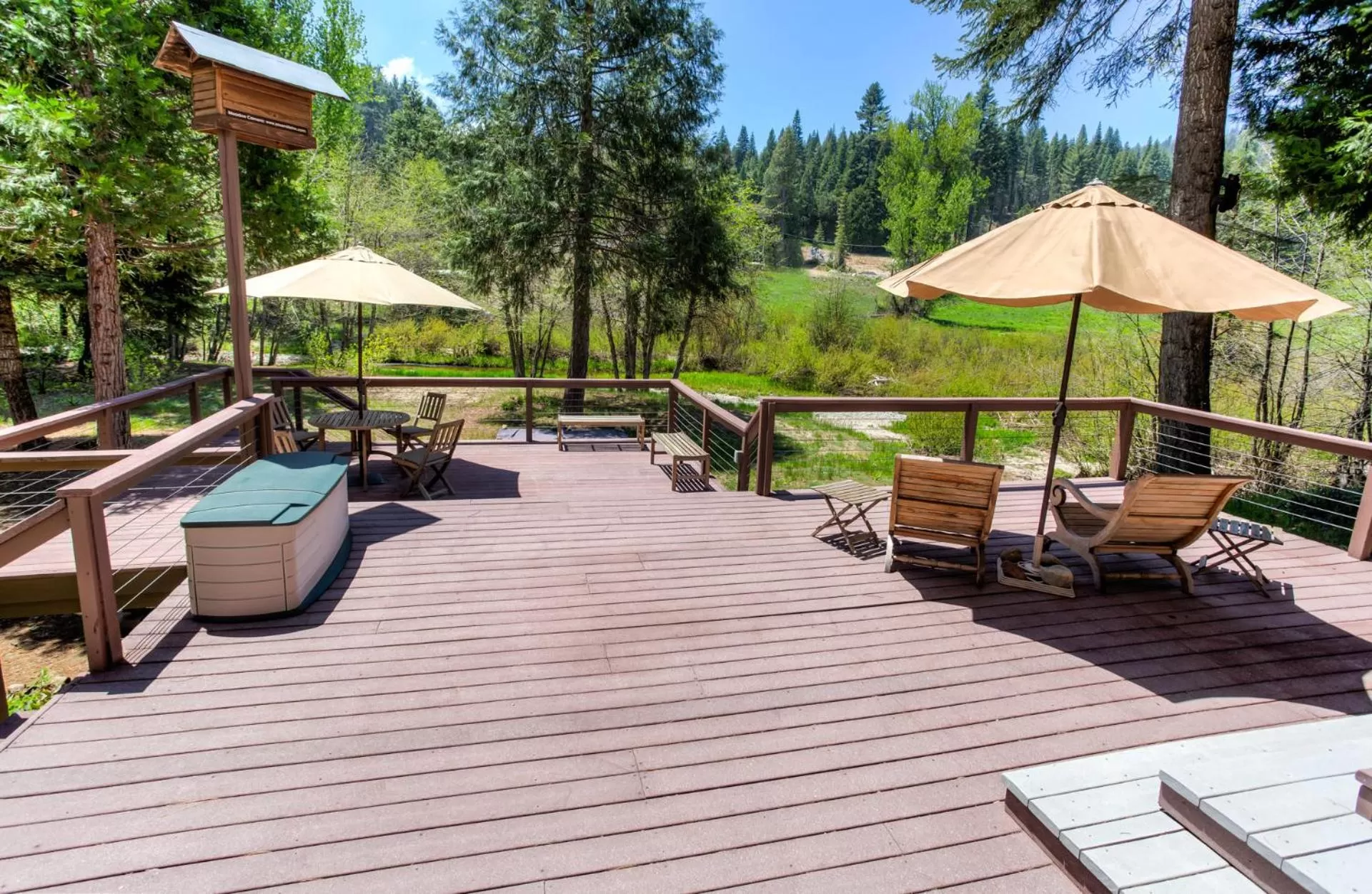 Patio in Big Creek Inn