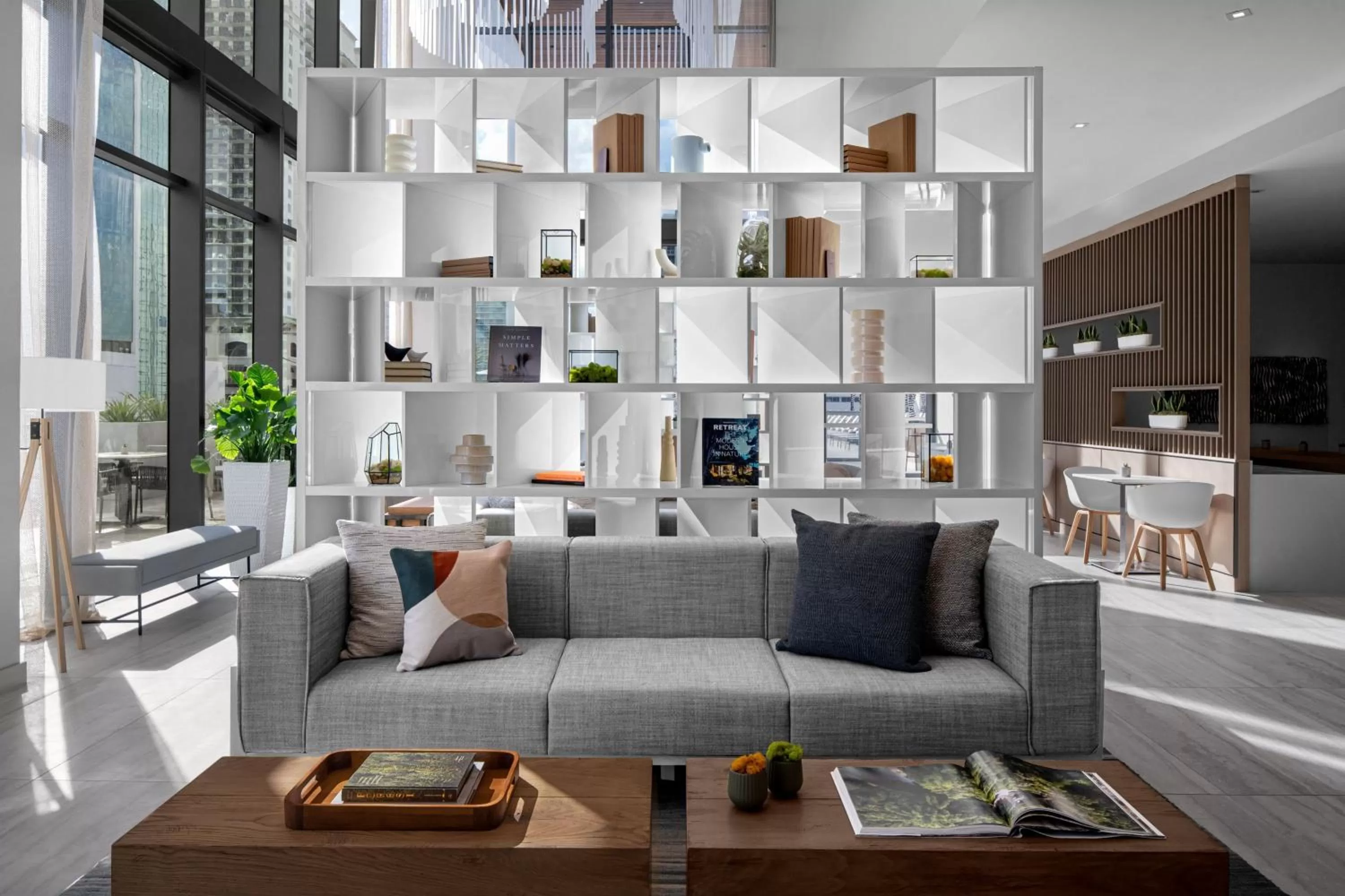 Lounge or bar in Element Miami Brickell