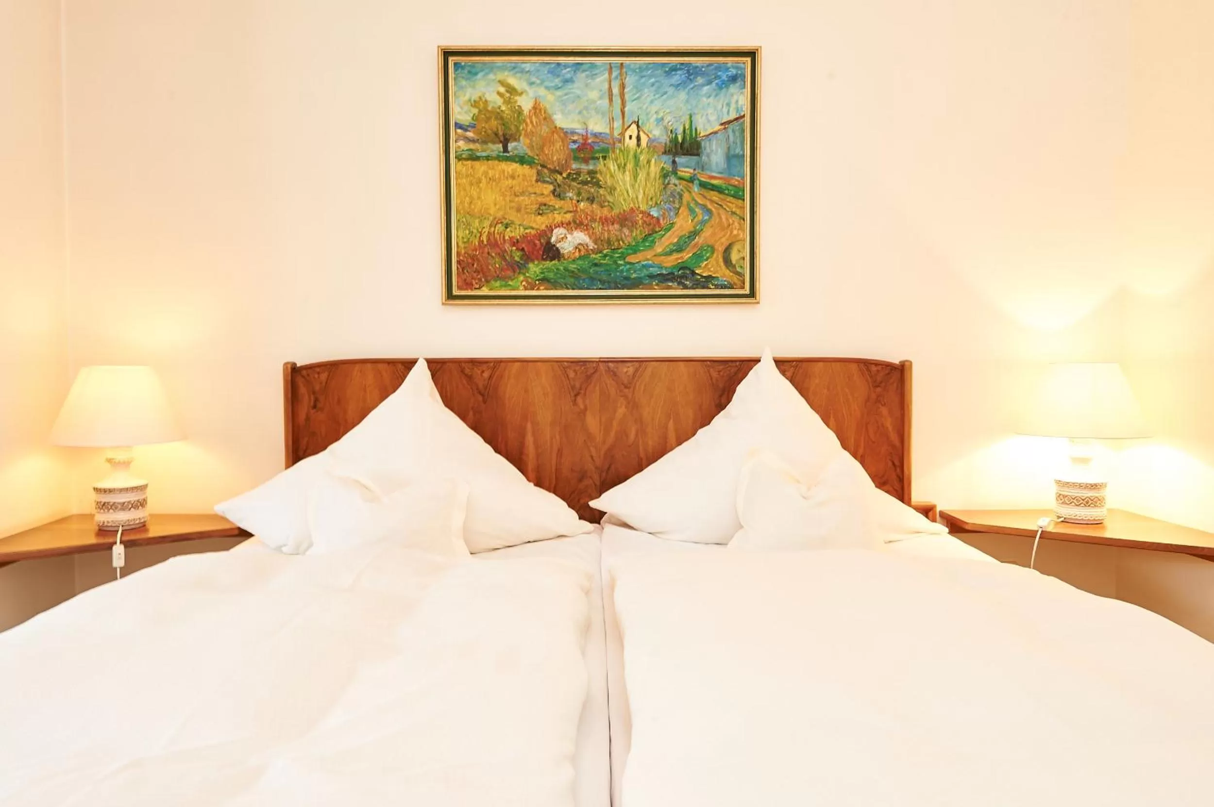 Bed in Vegan Hotel und Restaurants Nicolay 1881