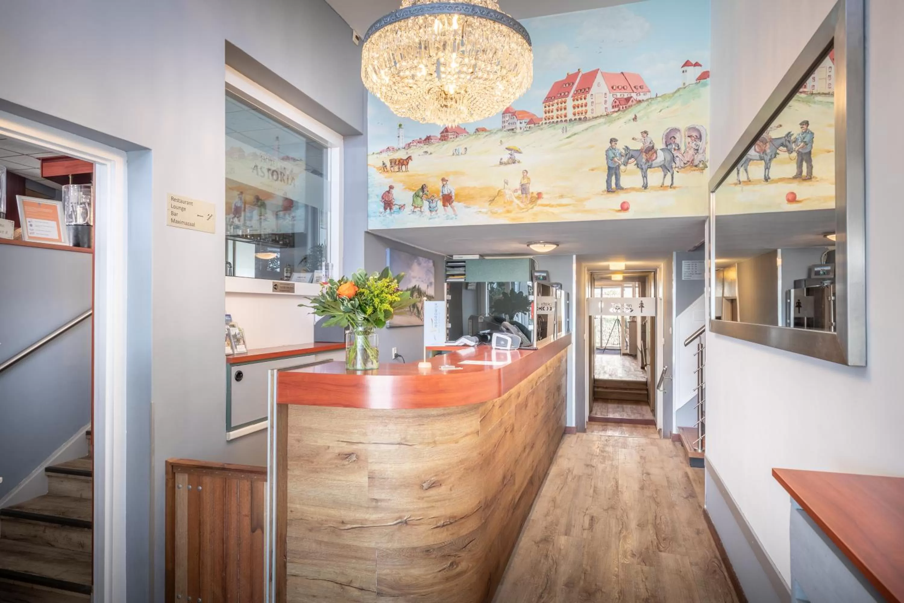 Property building in Two Brothers Hotel Astoria