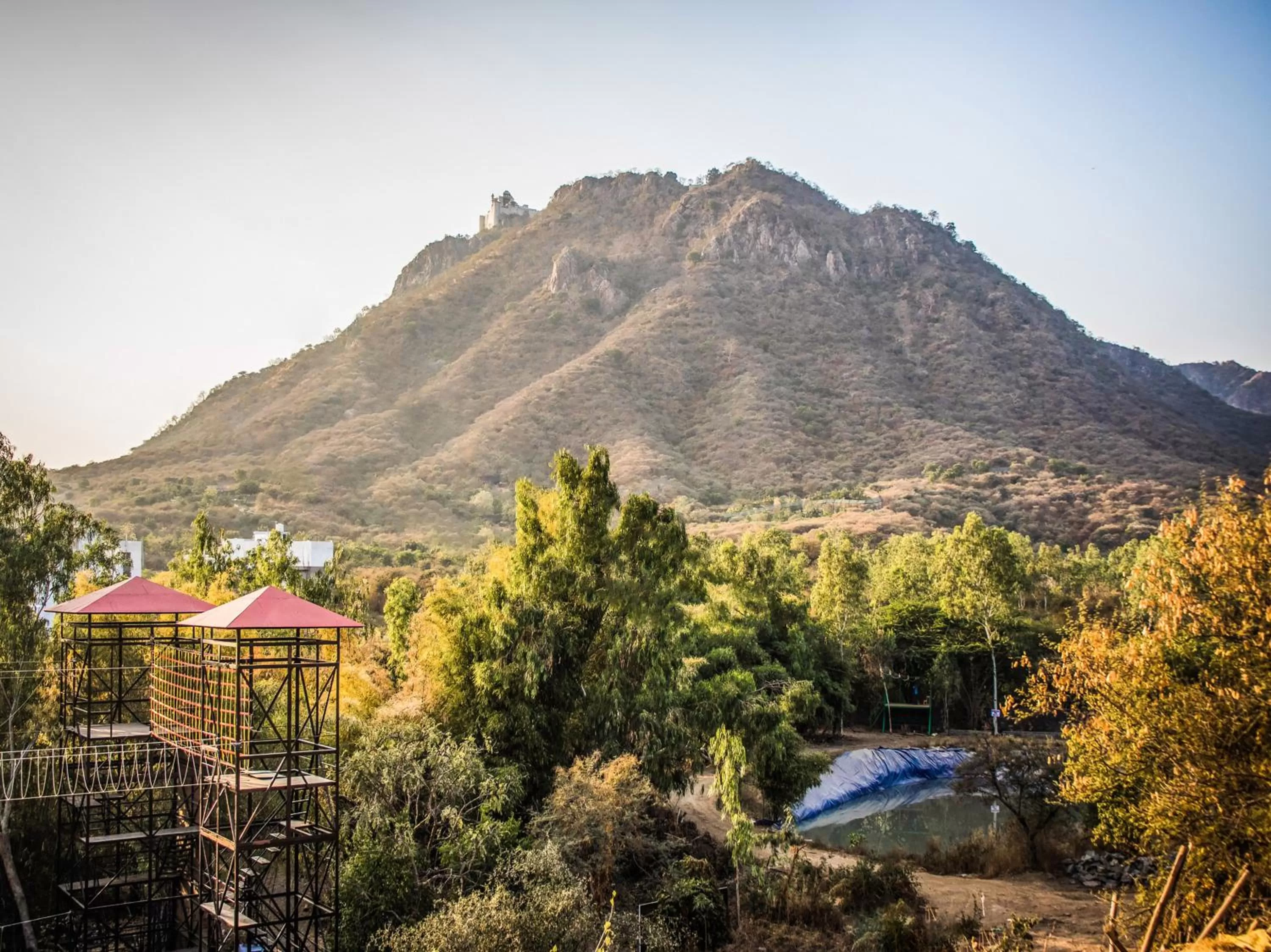 Mountain view in Bamboo Saa Resort & Spa - Udaipur