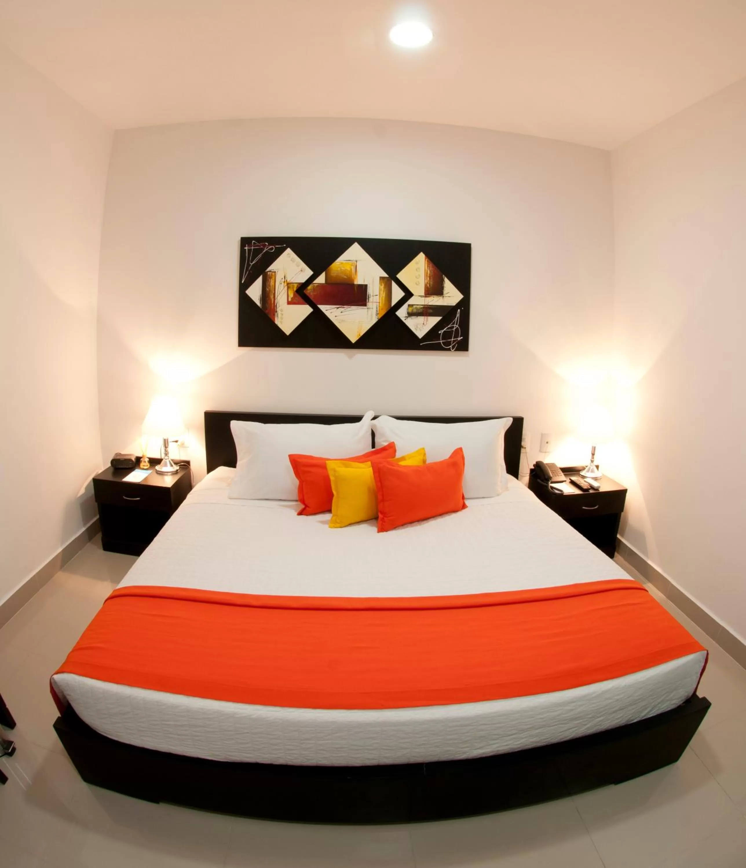 Bed in Hotel Atlantic Lux